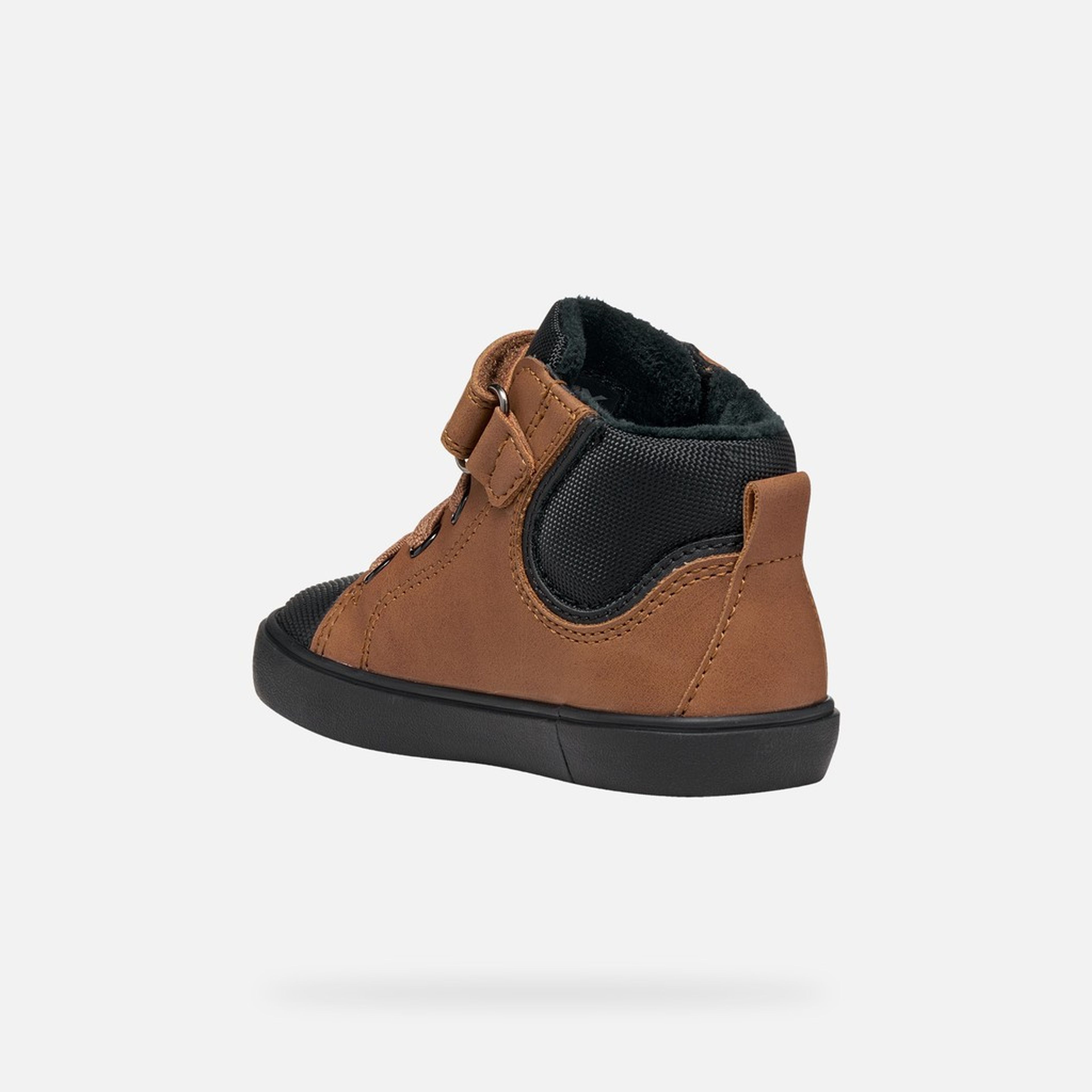 Brązowe trampki dla chłopców Geox Gisli - 004