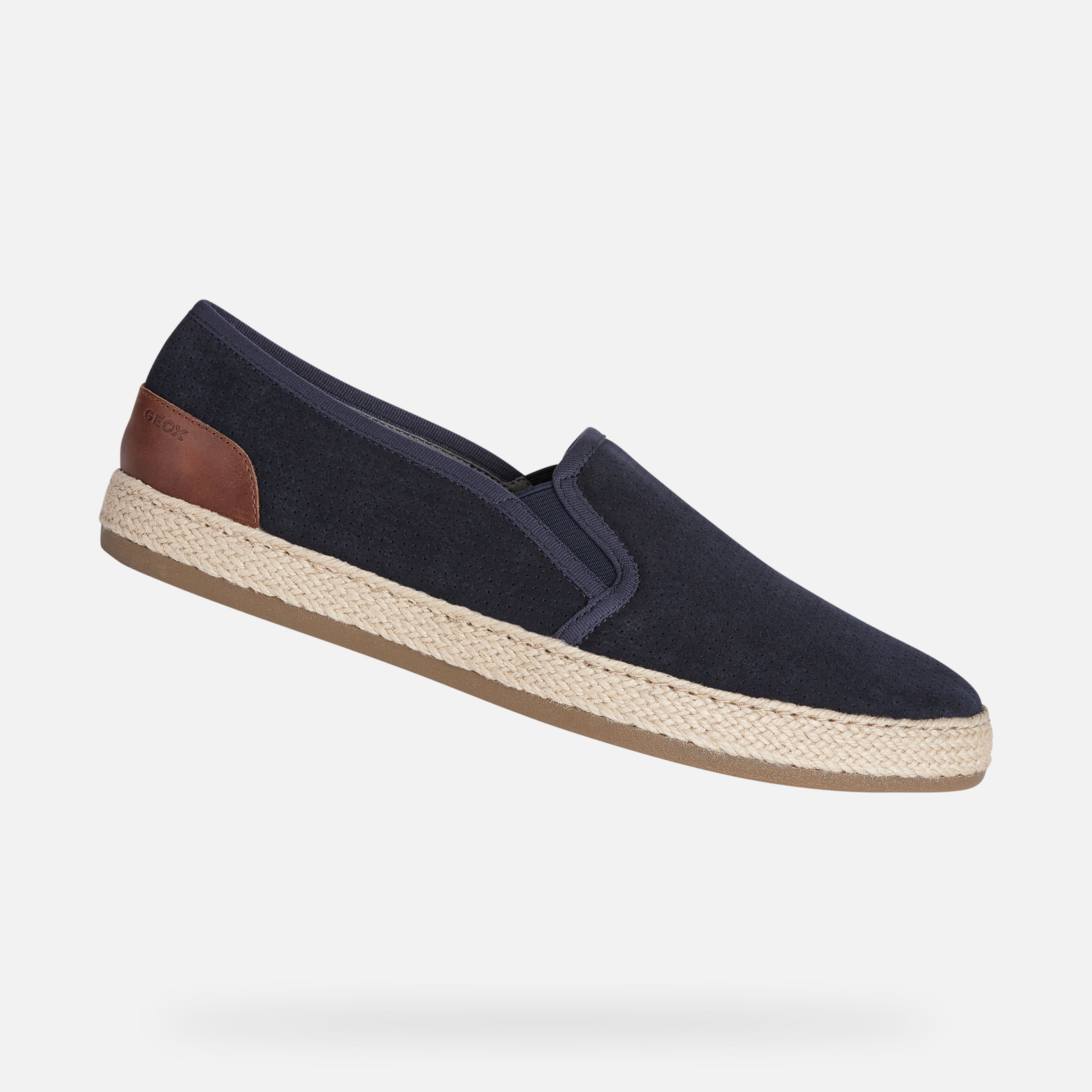 Tmavě modré pánské slip on tenisky Geox Pantelleria