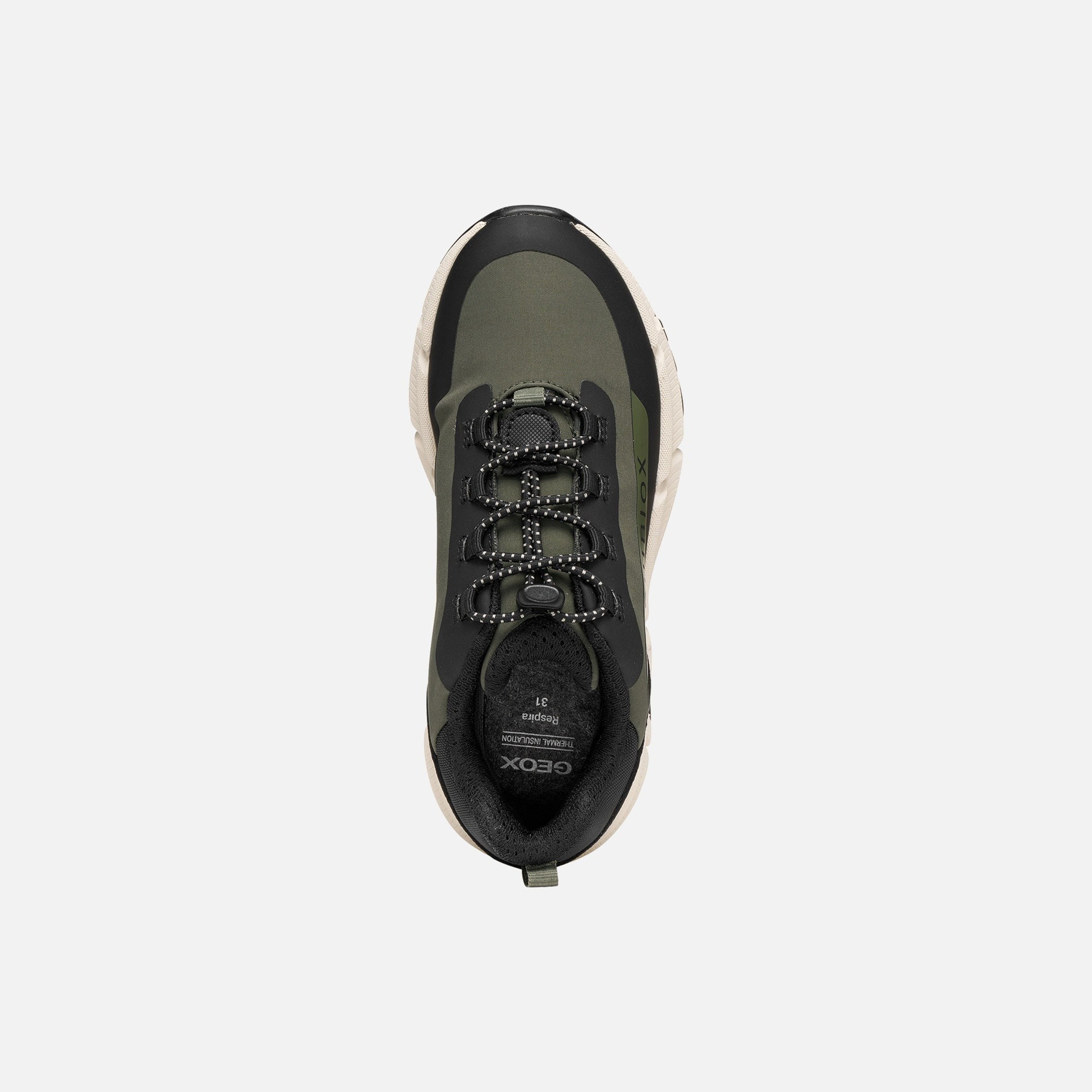Khaki chlapecká obuv pro první kroky Geox Flexyper Plus - 006