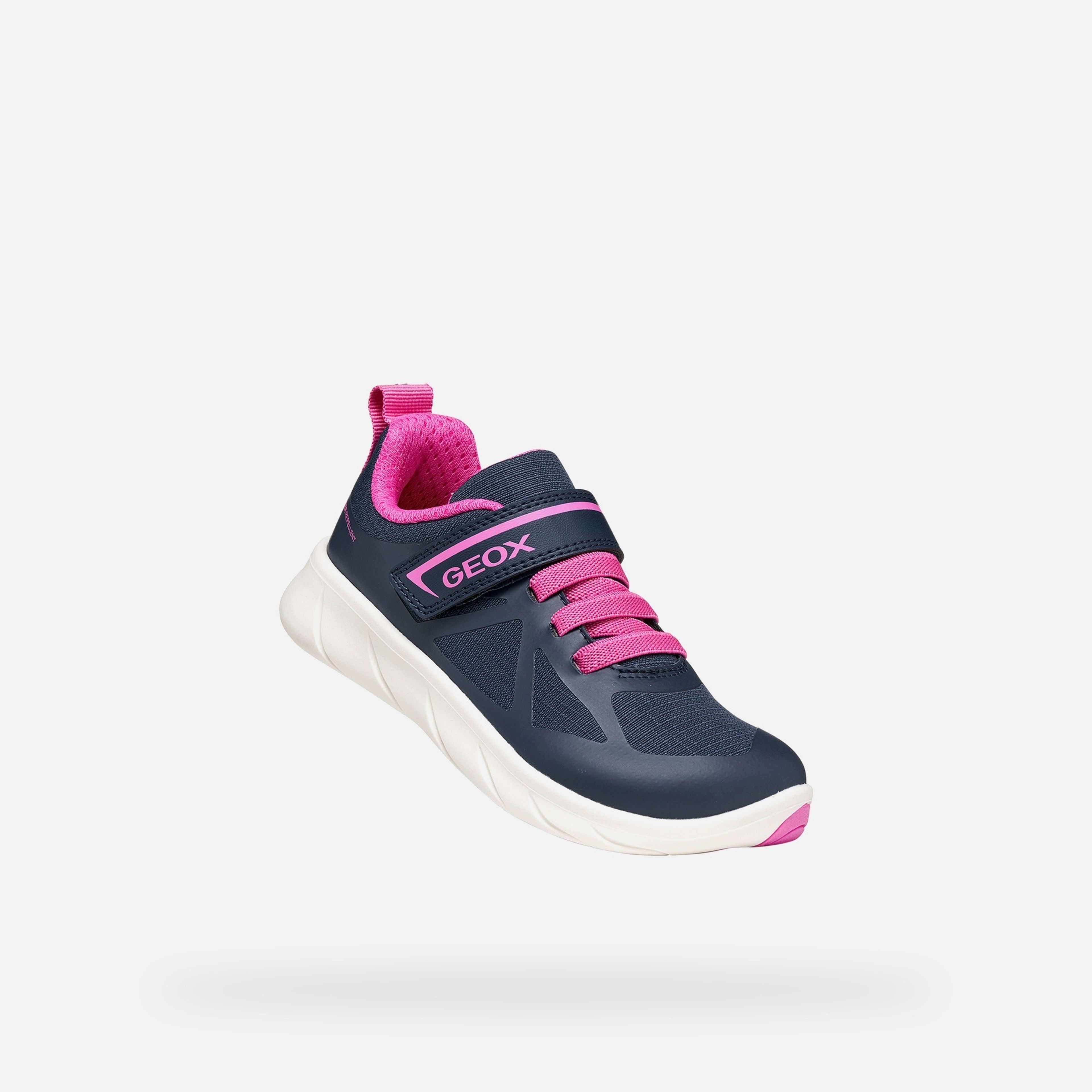 Tmavomodré dievčenské tenisky Geox Foot-run - 005