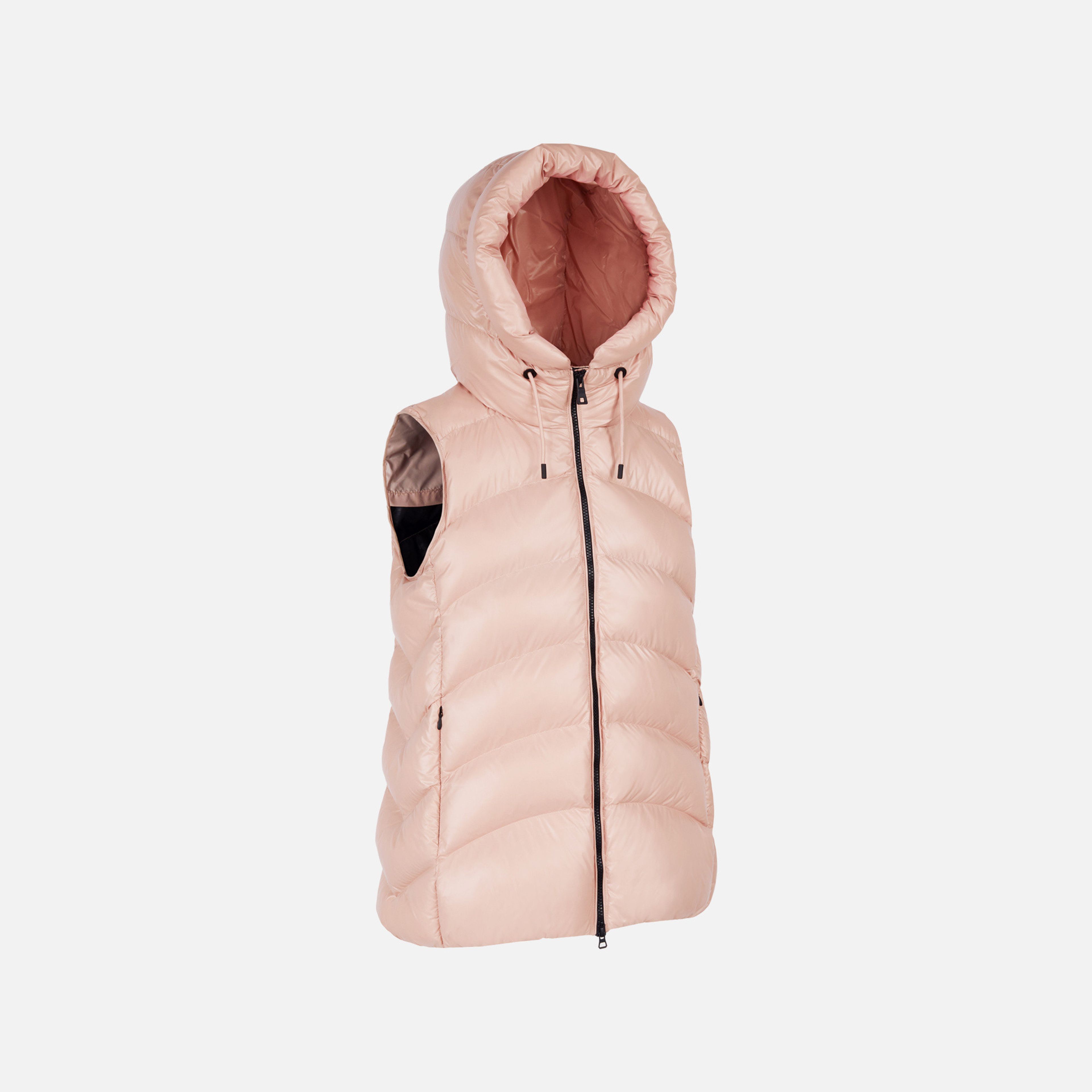 Světle růžová dámská vesta Geox Bleyze - 006