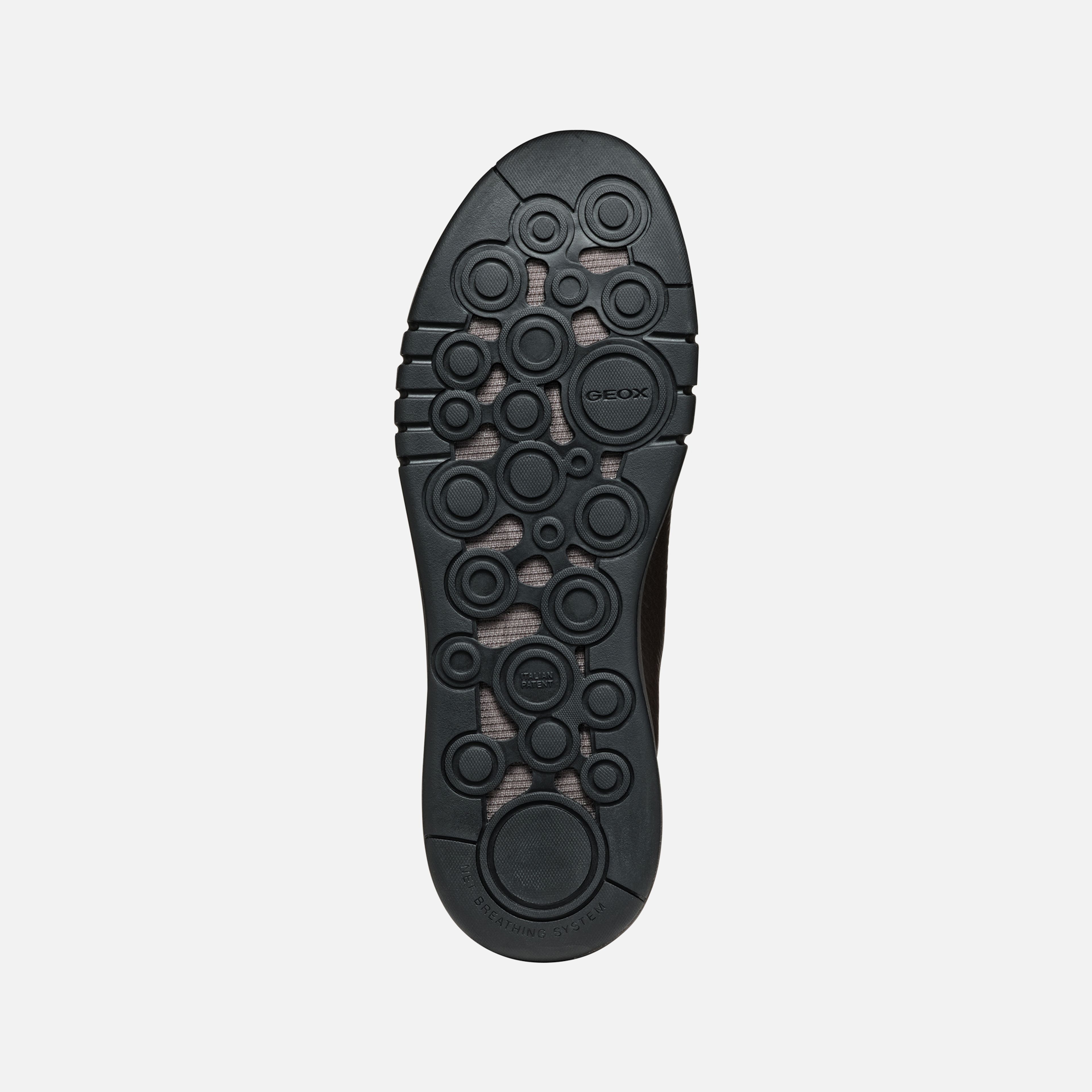 Brązowe męskie trampki Geox Aerantis - 007