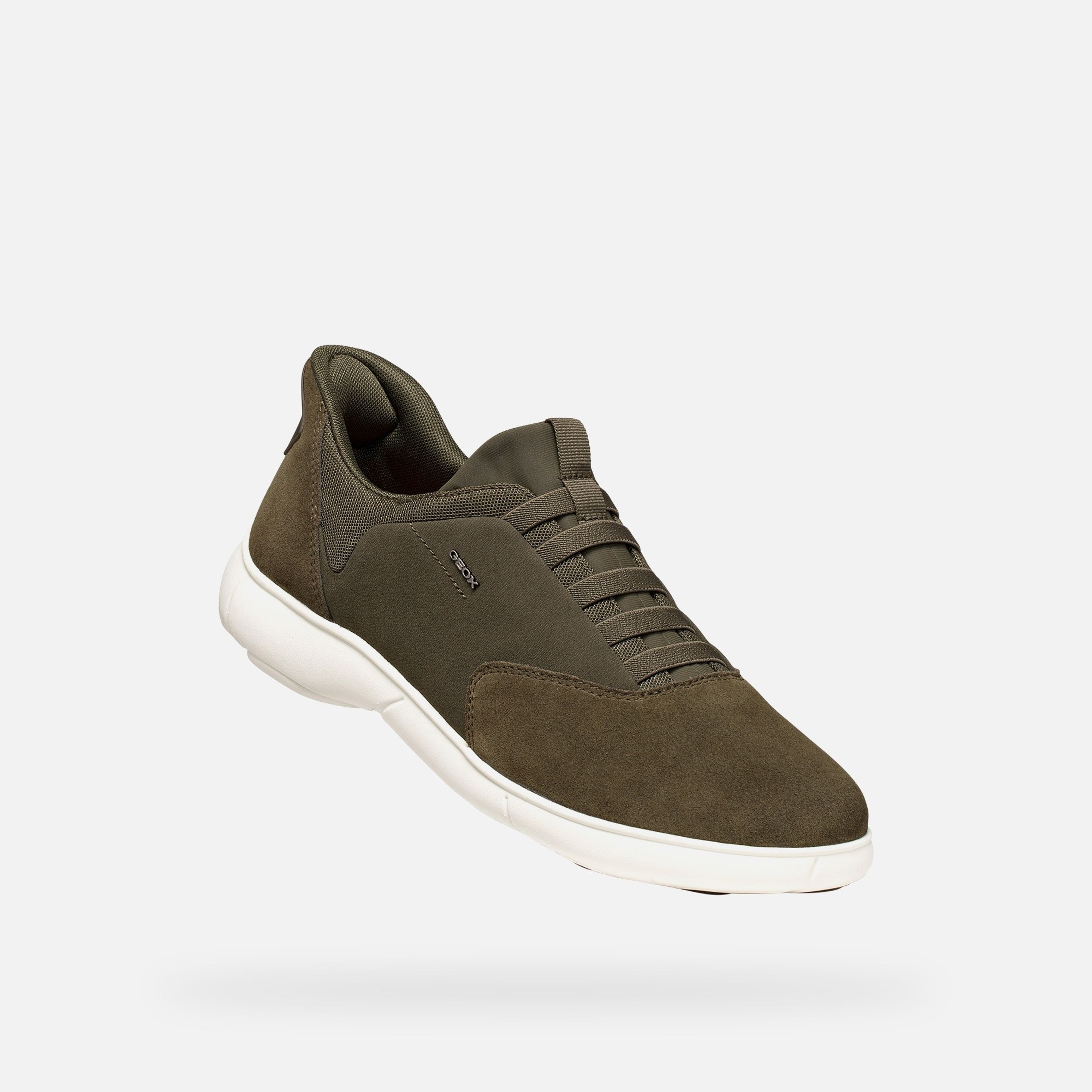 Khaki pánské tenisky Geox Nebula 2.0 Plus Fast in - 005