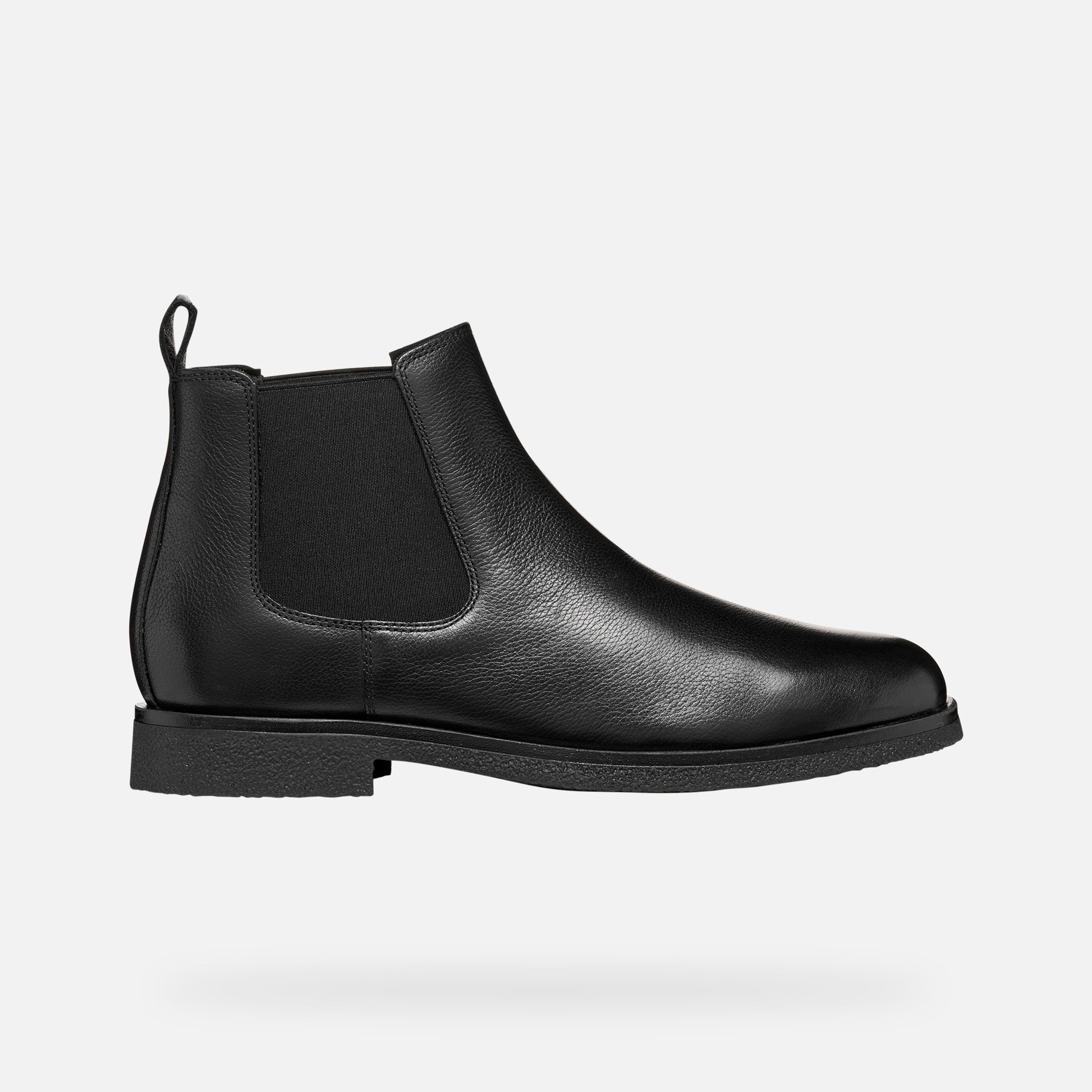 Černá pánská kotníková obuv Geox Saharo - 002
