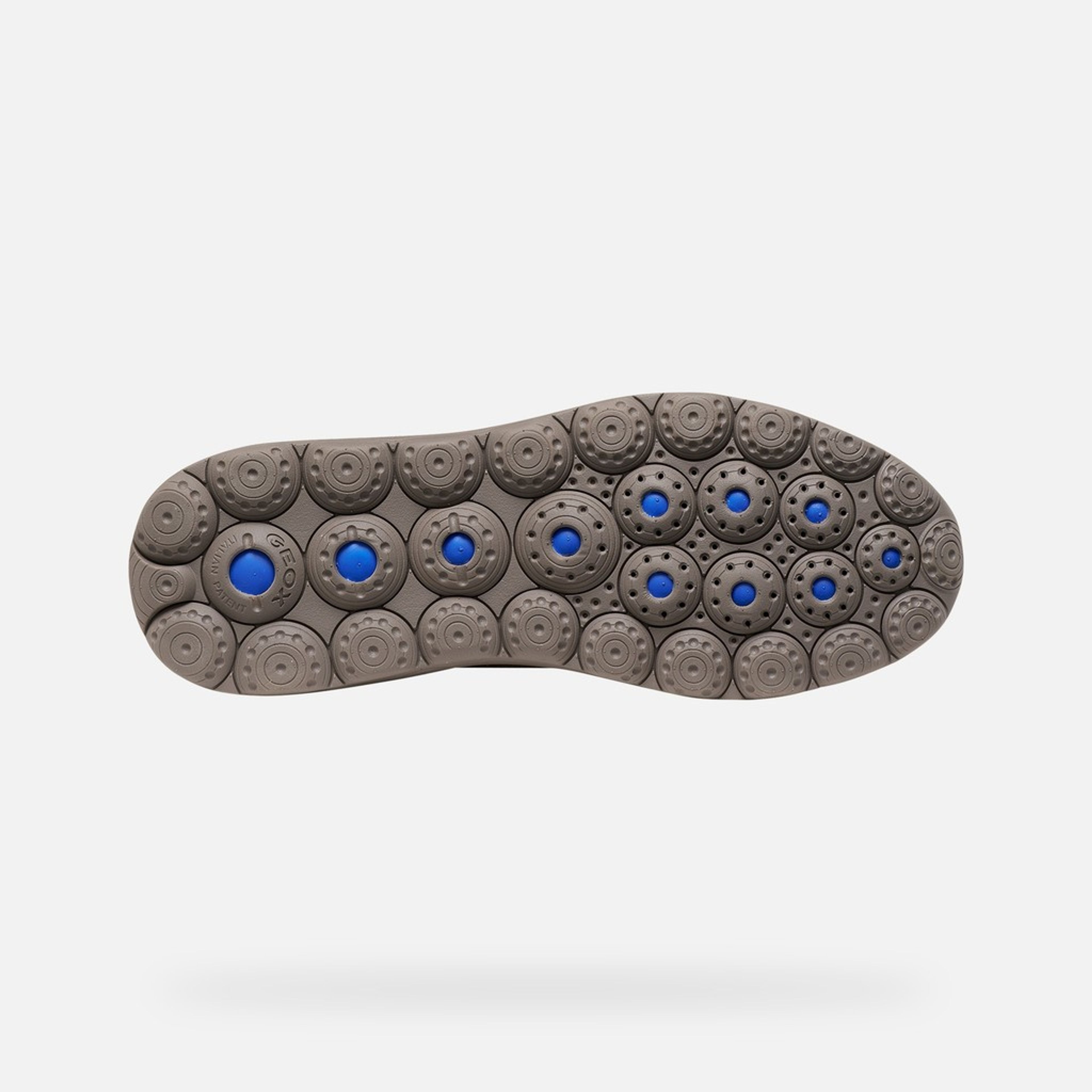 Jasnoszare męskie tenisówki Geox Spherica Plus - 007