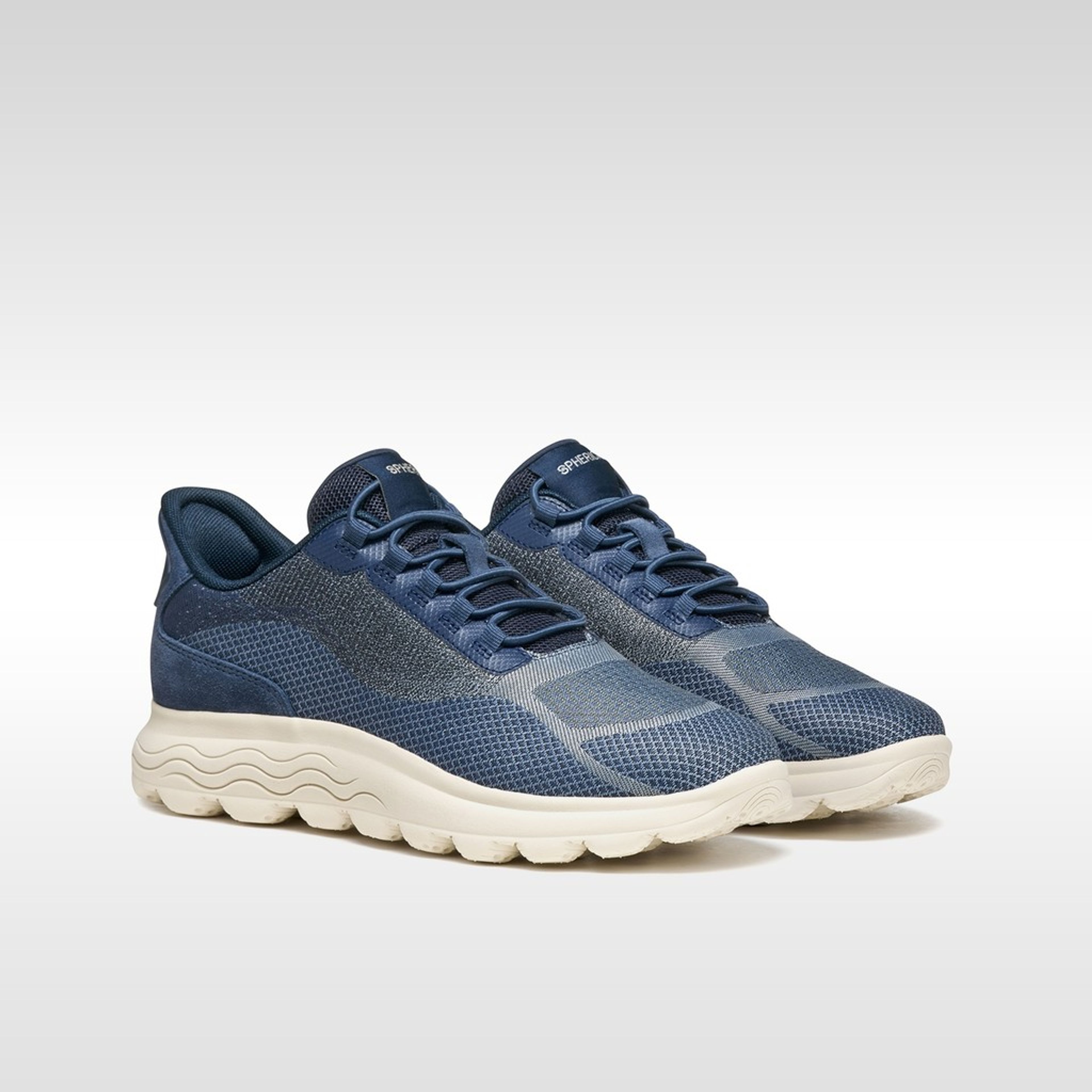 Sneakers albastru închis pentru femei Geox Spherica Plus WR - 009