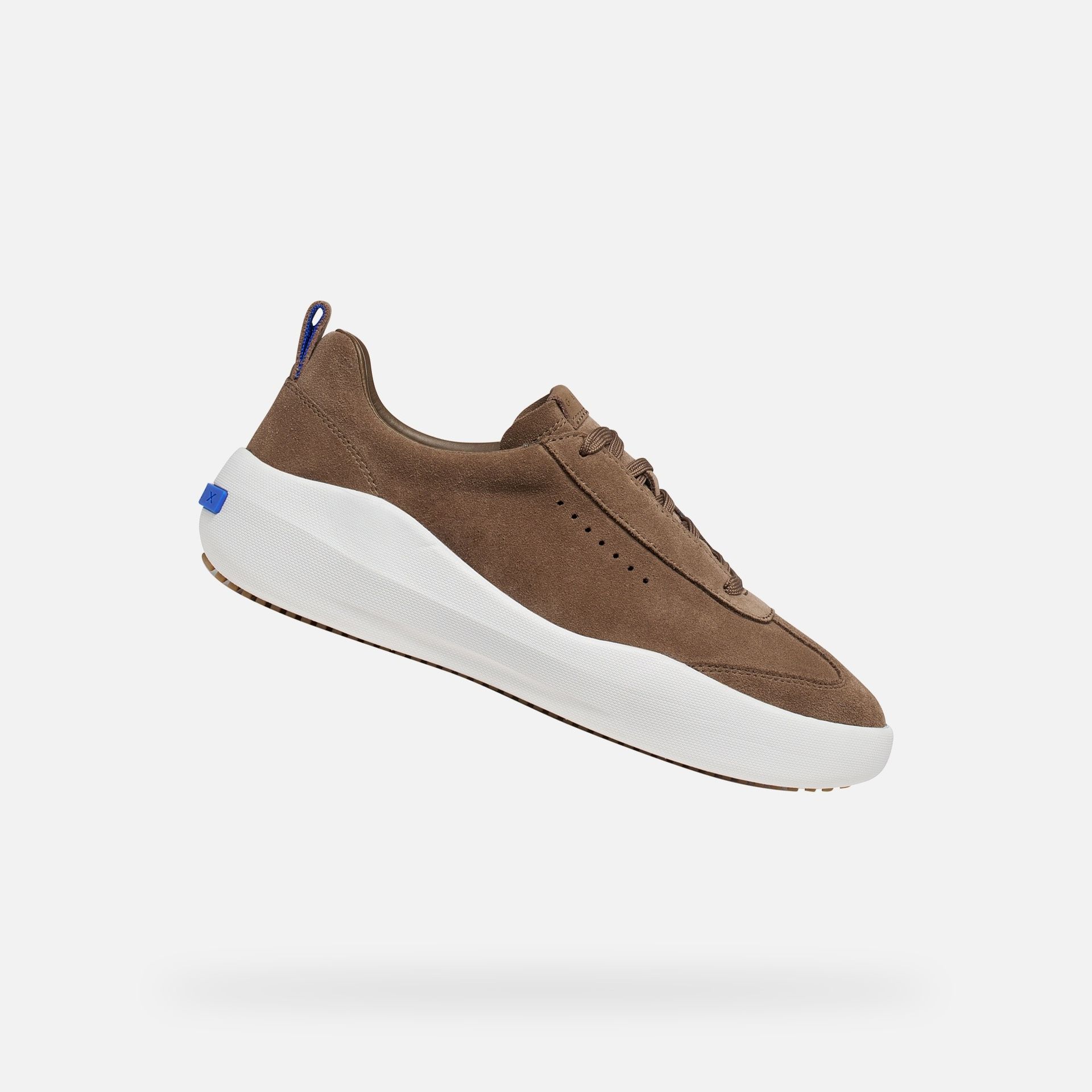 Tmavohnedé dámske tenisky Geox GXCP-02 - 001