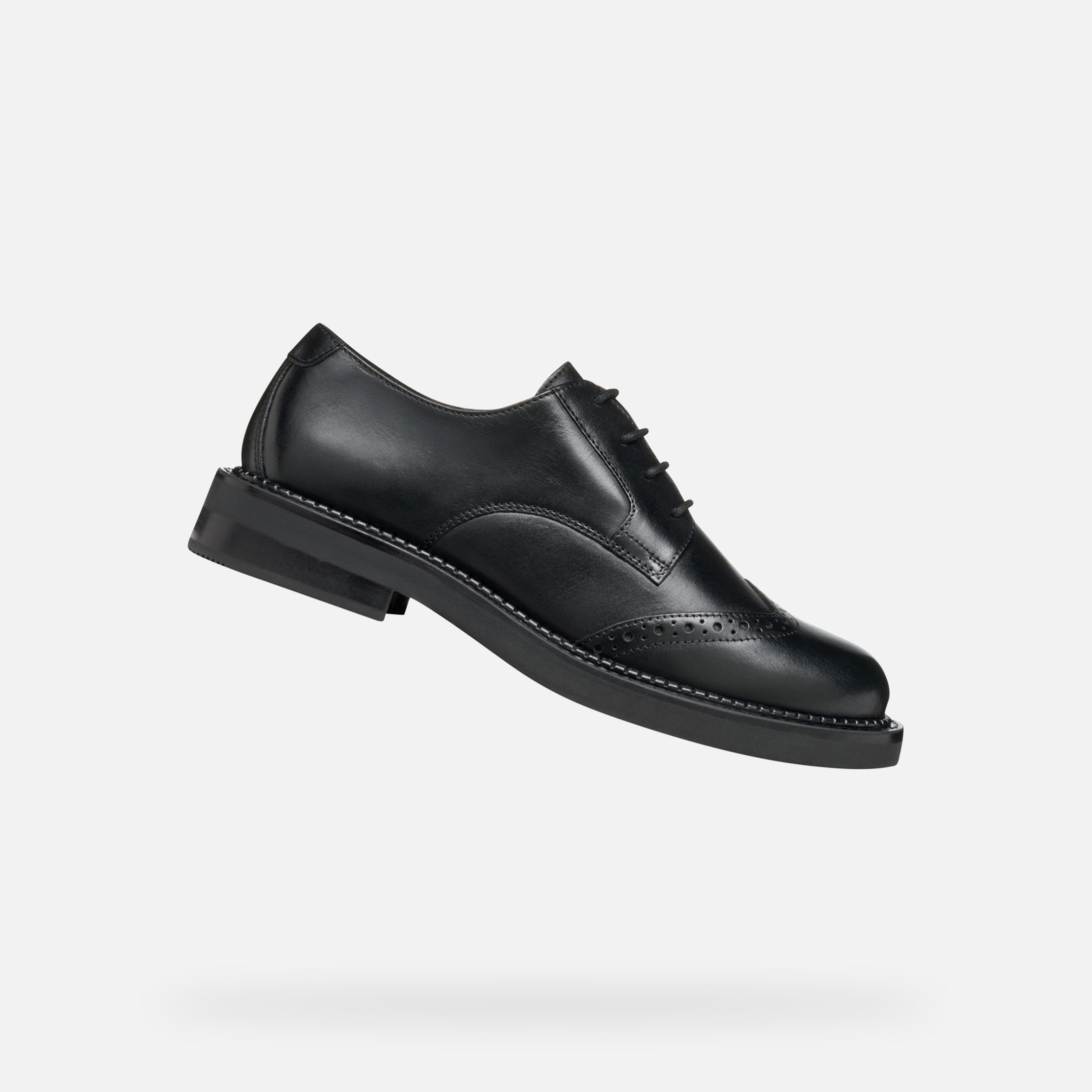 Černé dámské polobotky Geox Serilda - 001