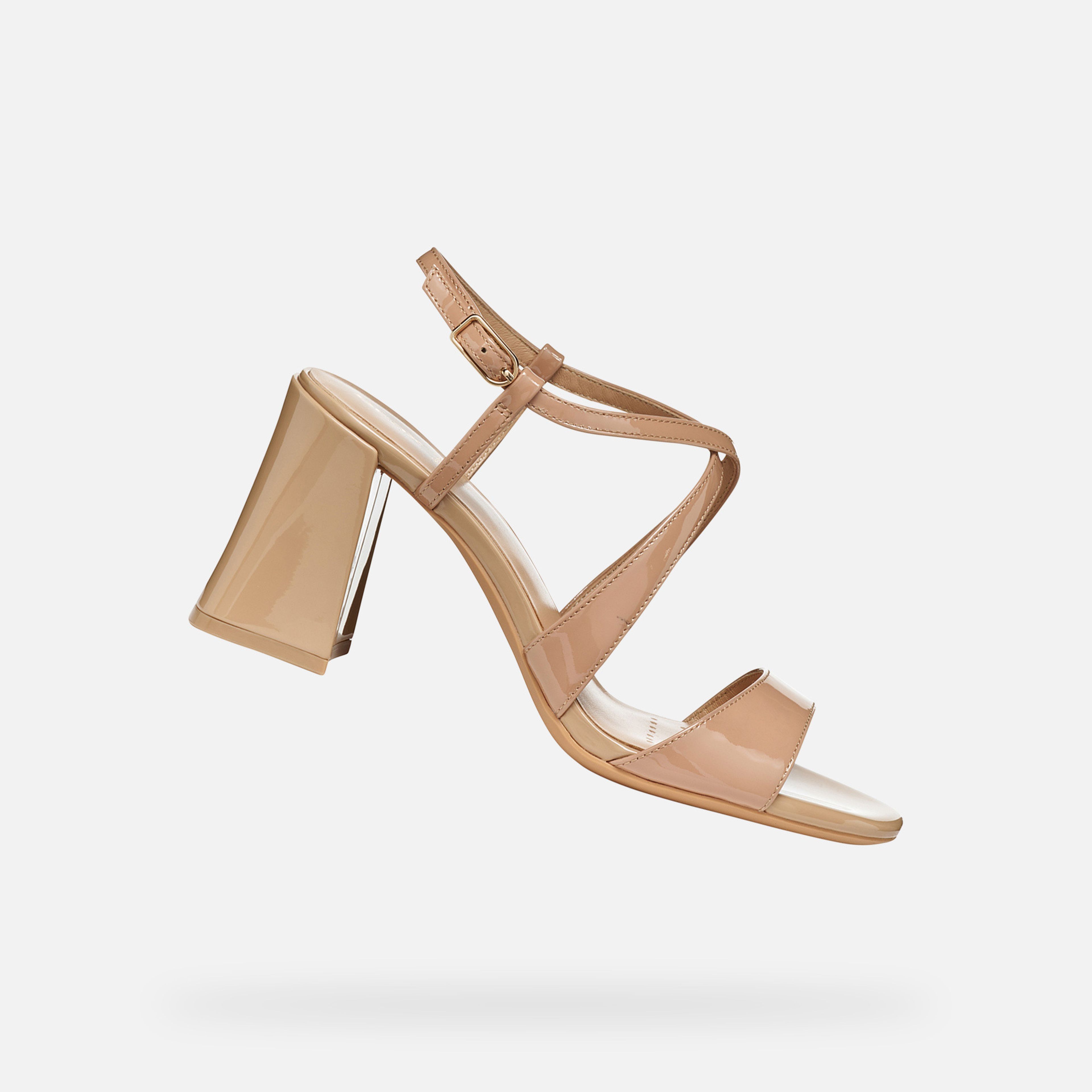 Svetlohnedé dámske sandále Geox New Eraklia 80 T01