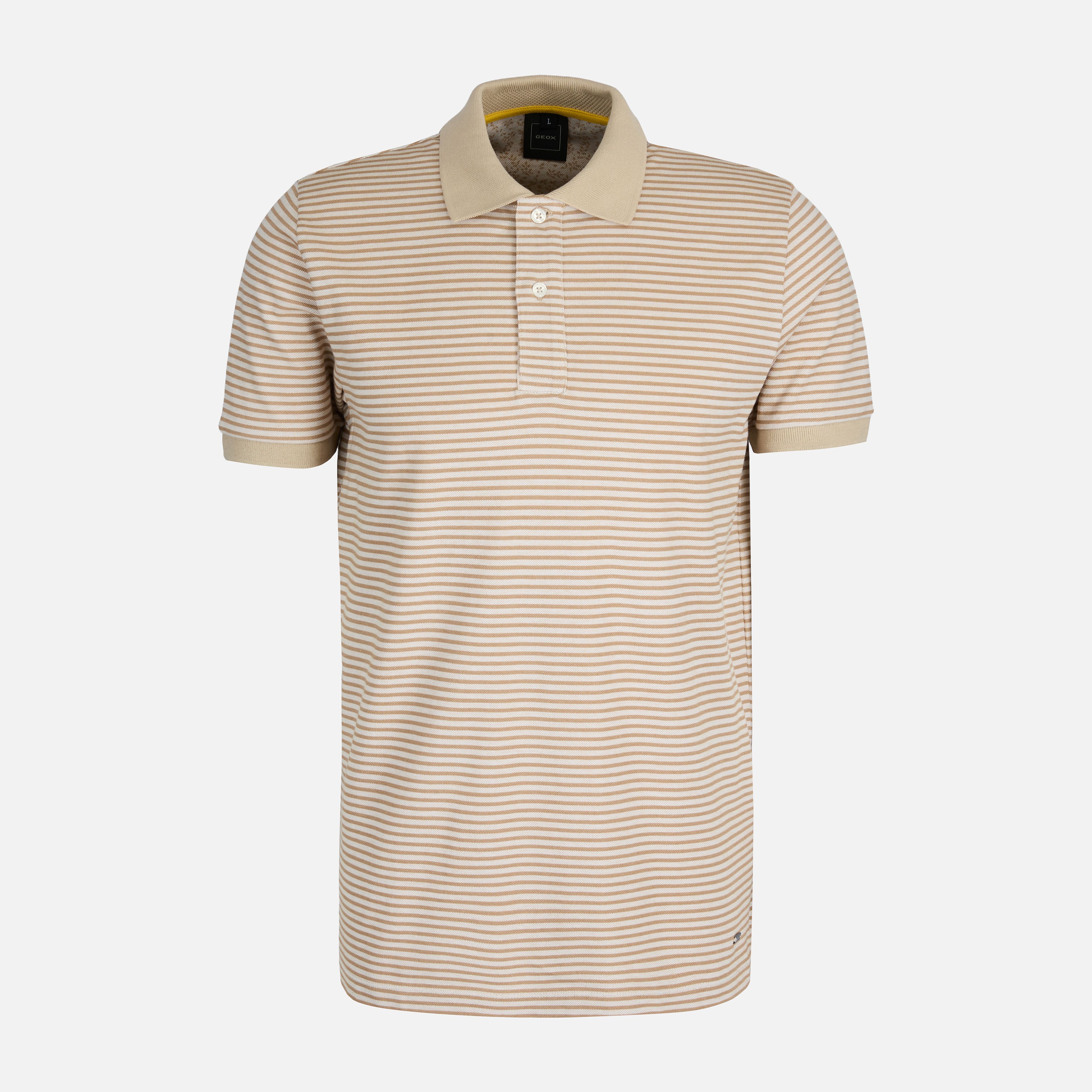 Béžové pánske polo tričko Geox