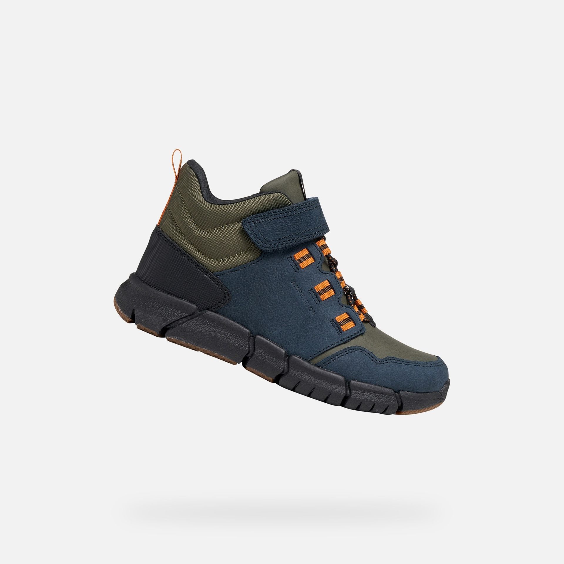 Granatowe buty za kostkę chłopięce Geox Flexyper B ABX - 001