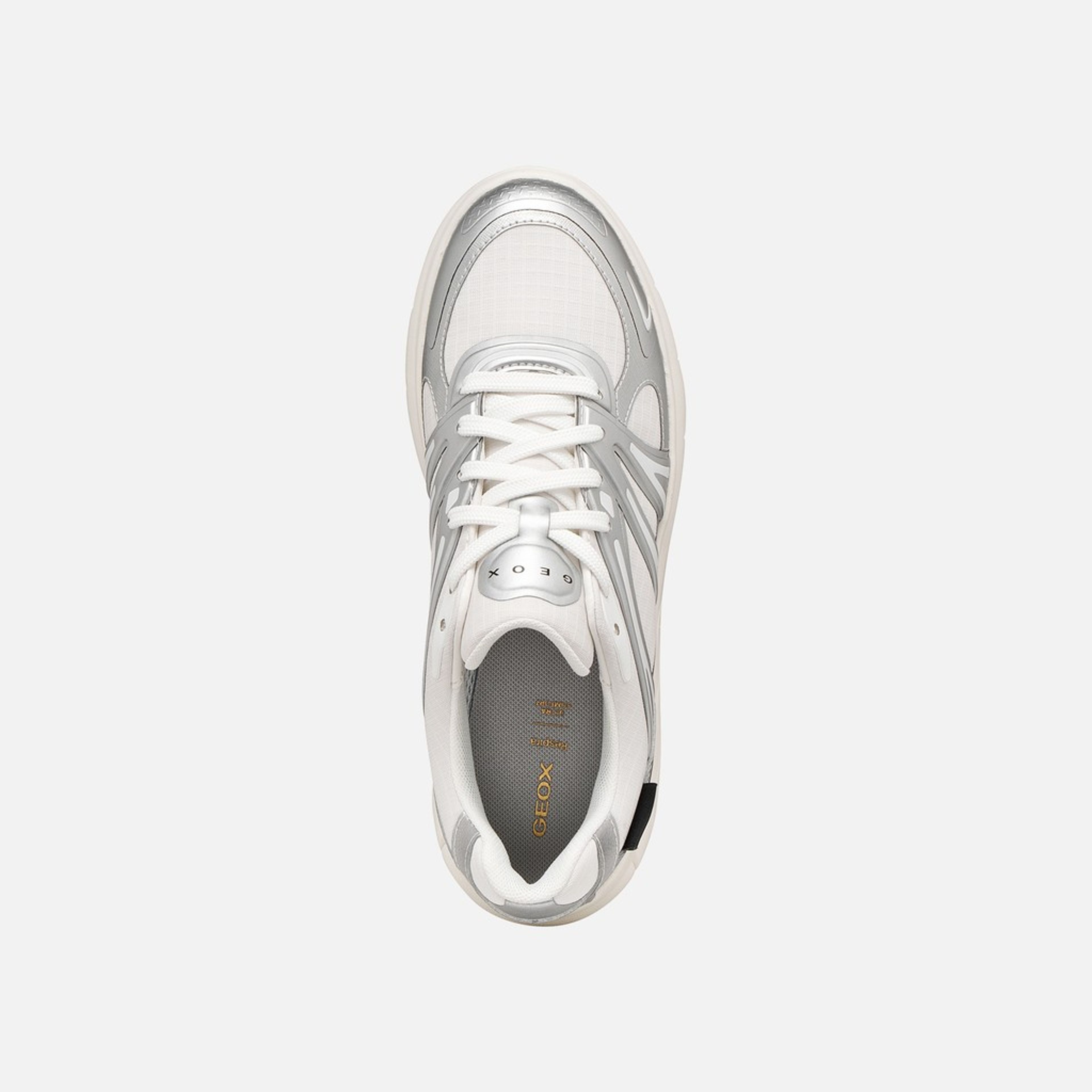 Sneakers albi pentru femei Geox Spherica 4x4 B ABX - 006