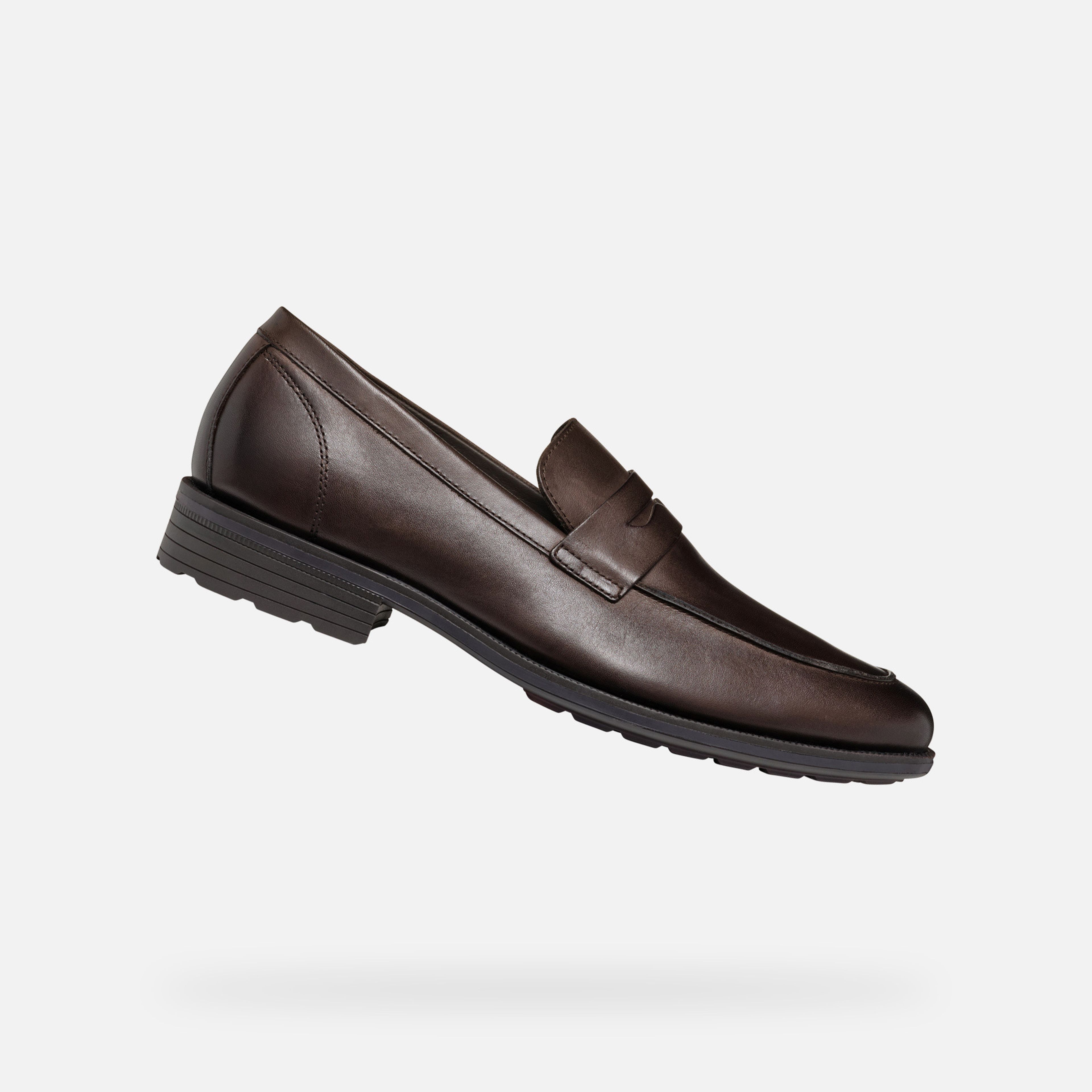 Tmavohnedé pánske mokasíny Geox Walk Pleasure F