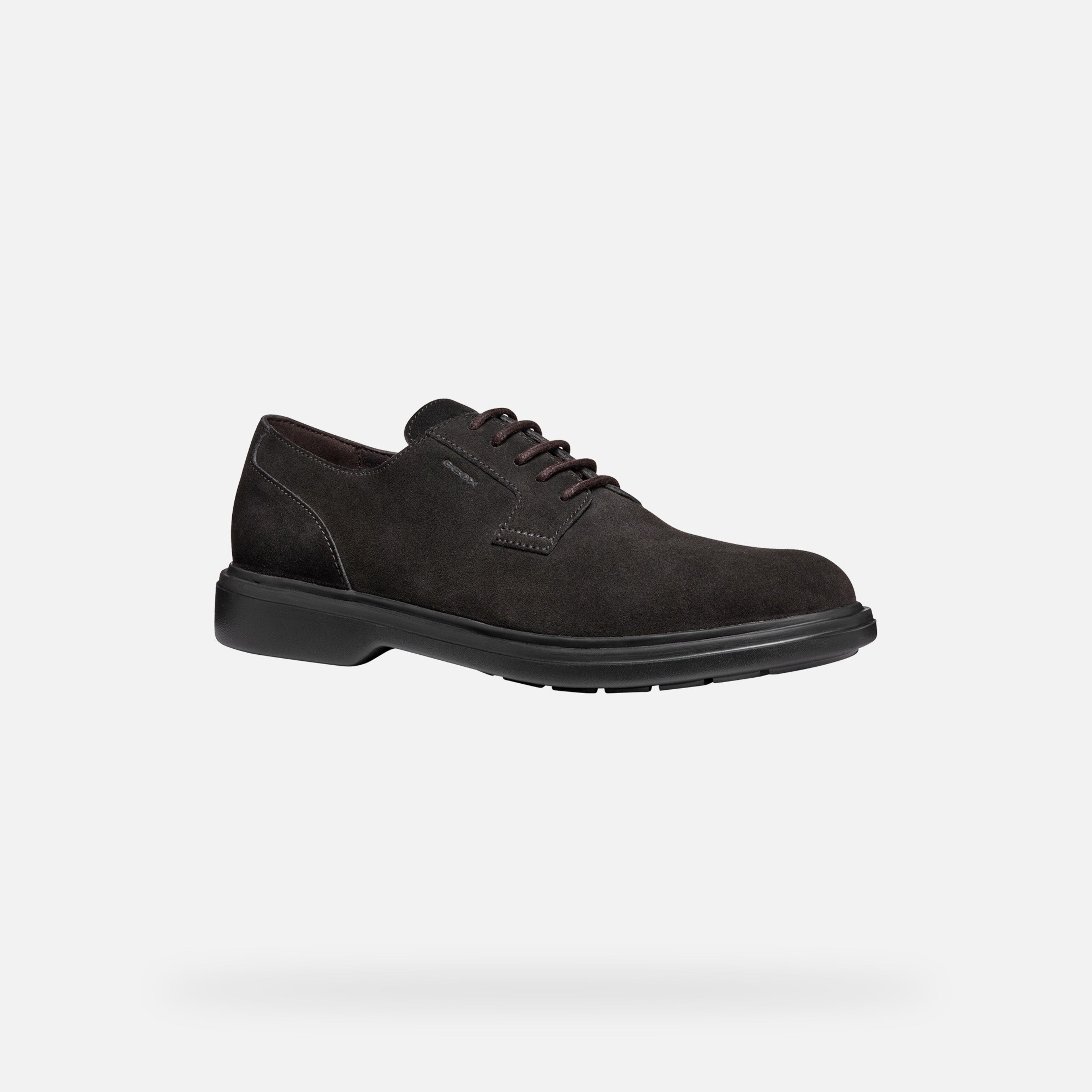Ciemnobrązowe męskie buty wizytowe Geox Ottavio - 003