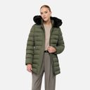 Khaki dámská péřová bunda Geox Catria-Khaki - 003