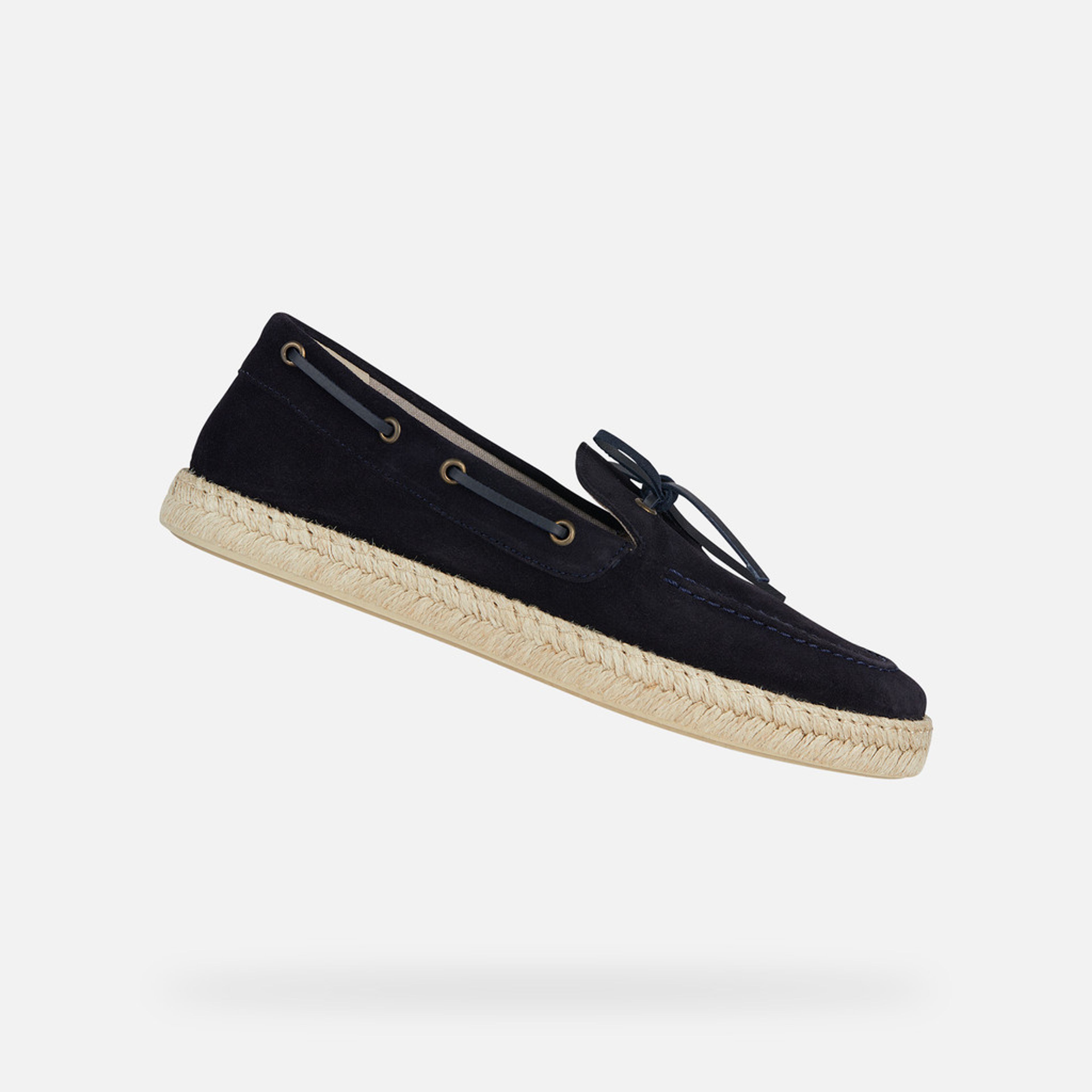 Tmavo modré pánske slip on Geox Ascanio