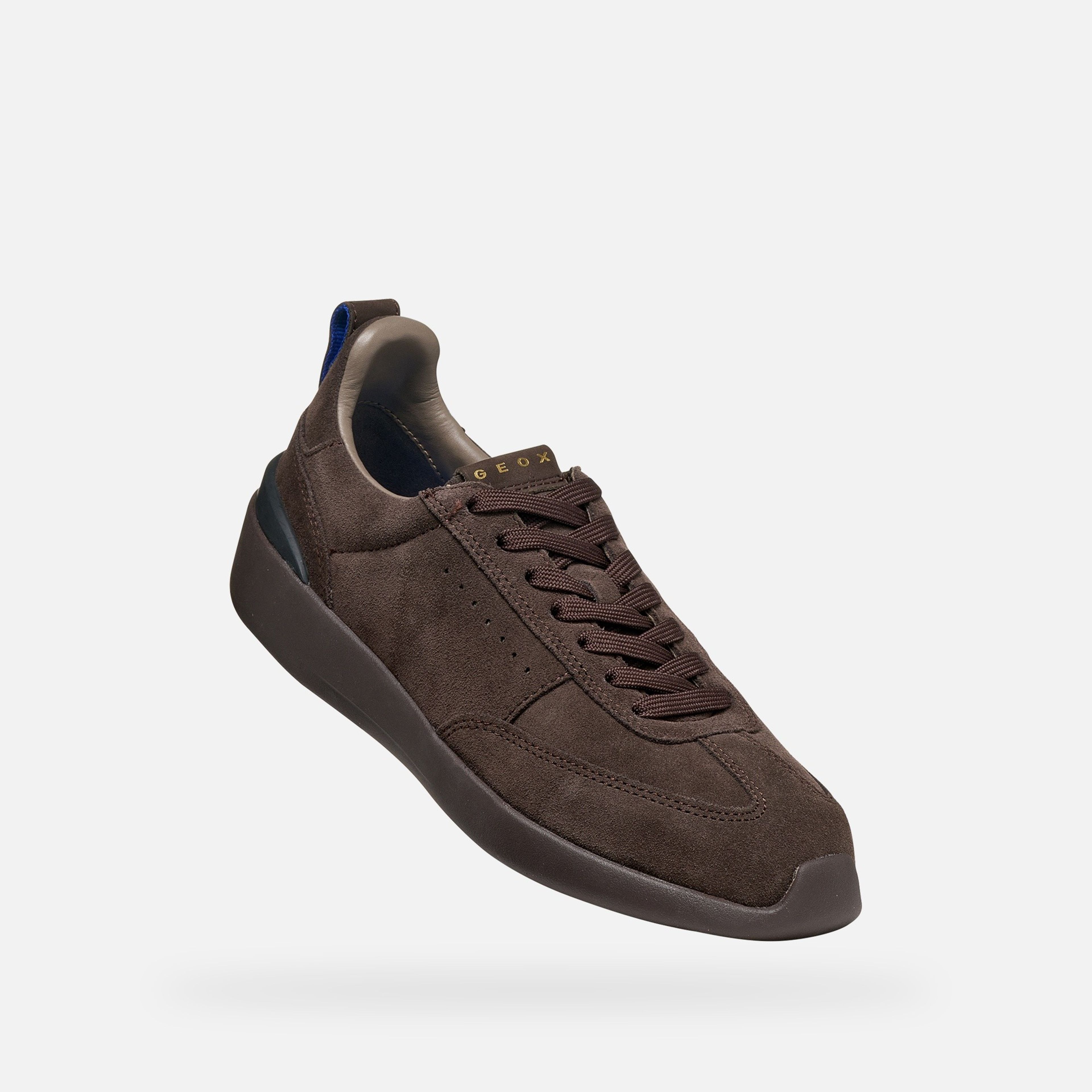 Tmavohnedé dámske tenisky Geox GXRN-02 - 006