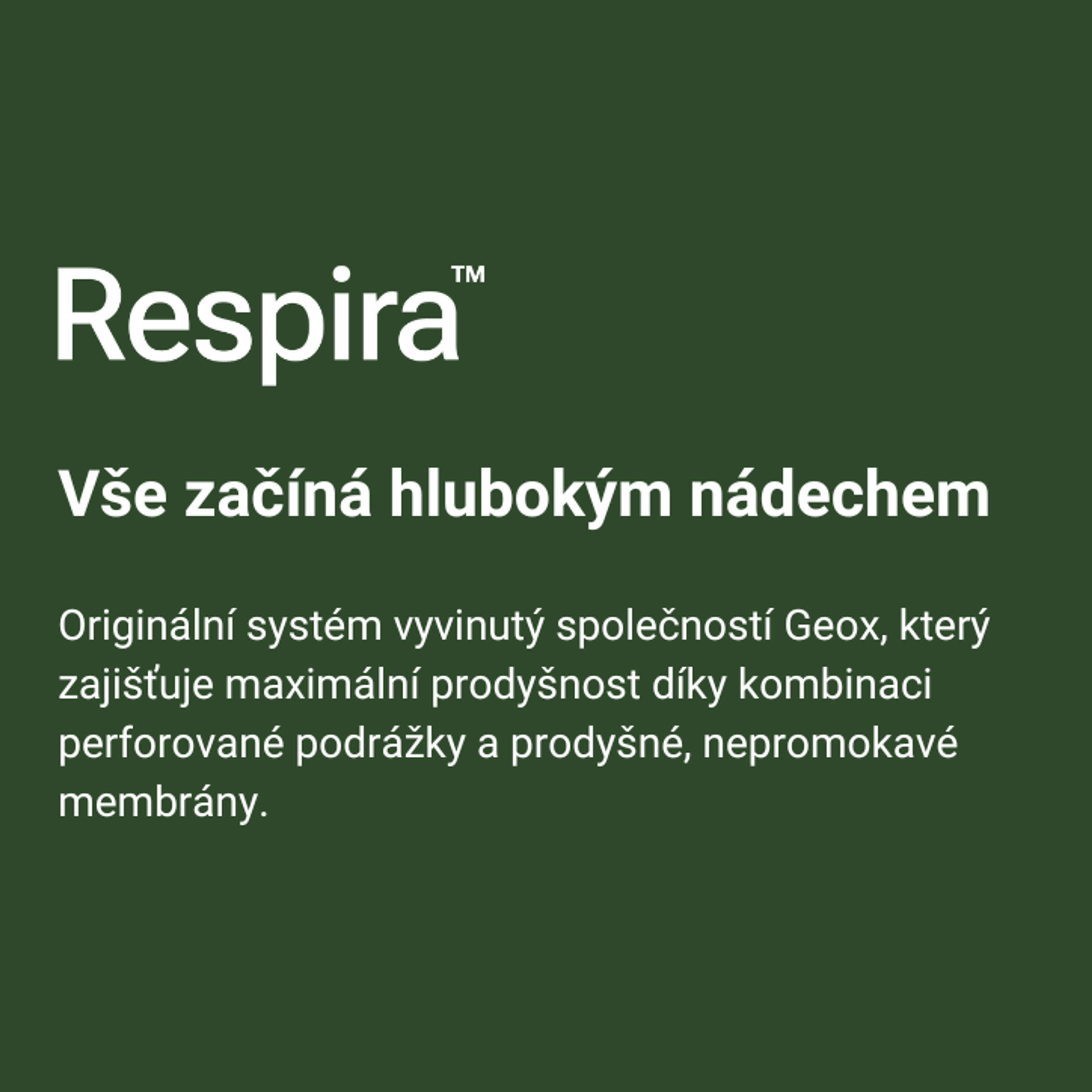 Respira™ pohodlí suchých chodidel