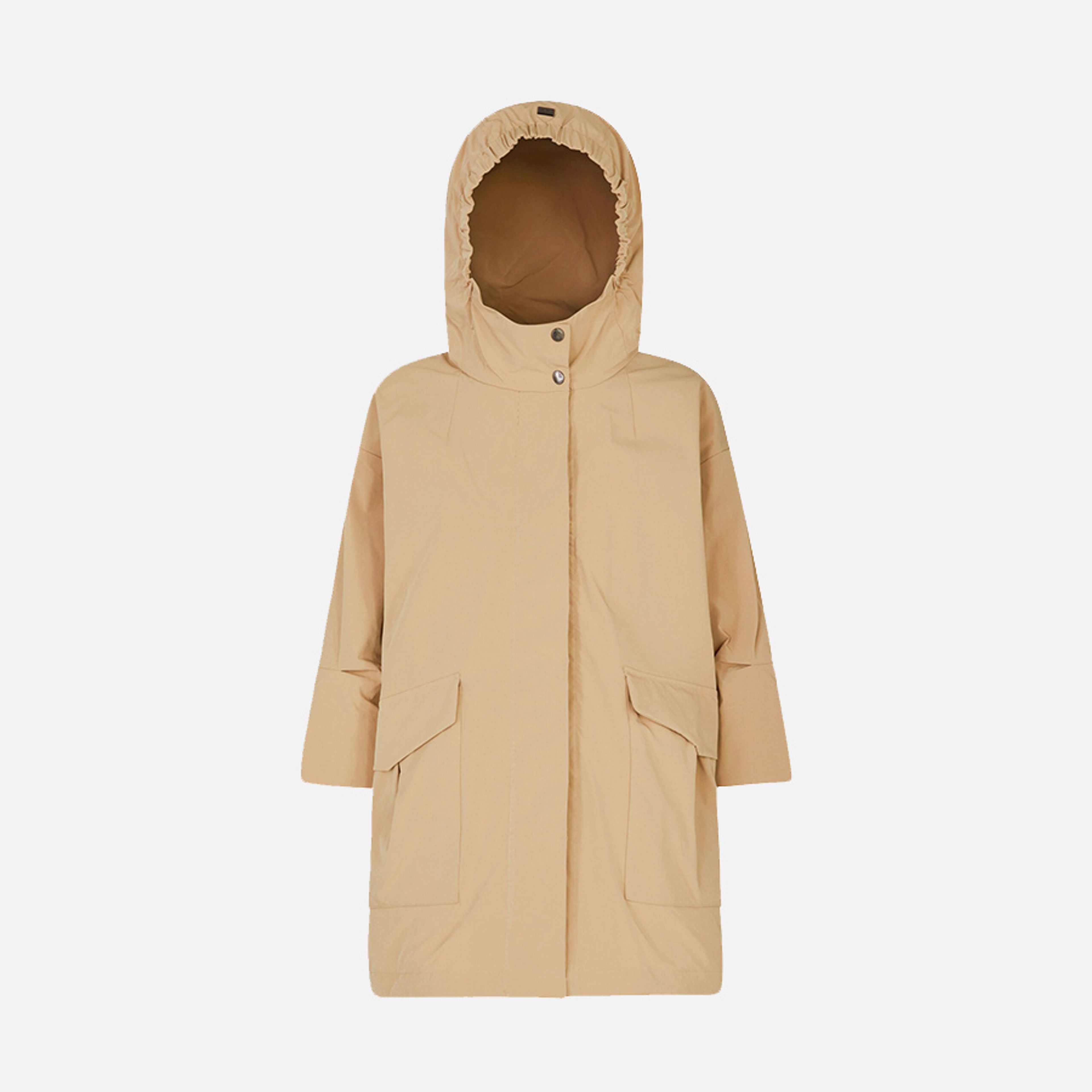 Světle hnědá dámská parka Geox Roose