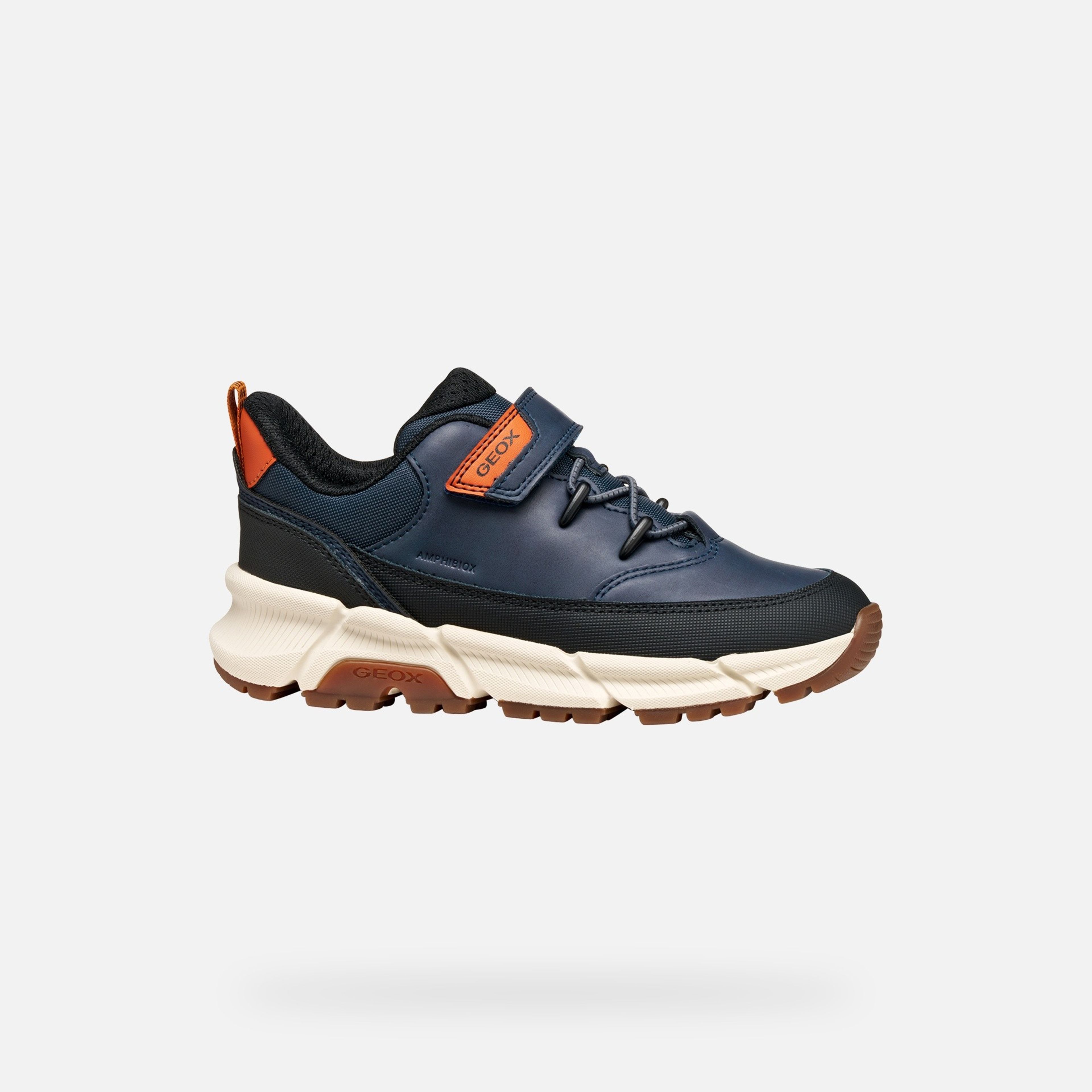 Tmavě modré chlapecké tenisky Geox Flexyper Plus - 002