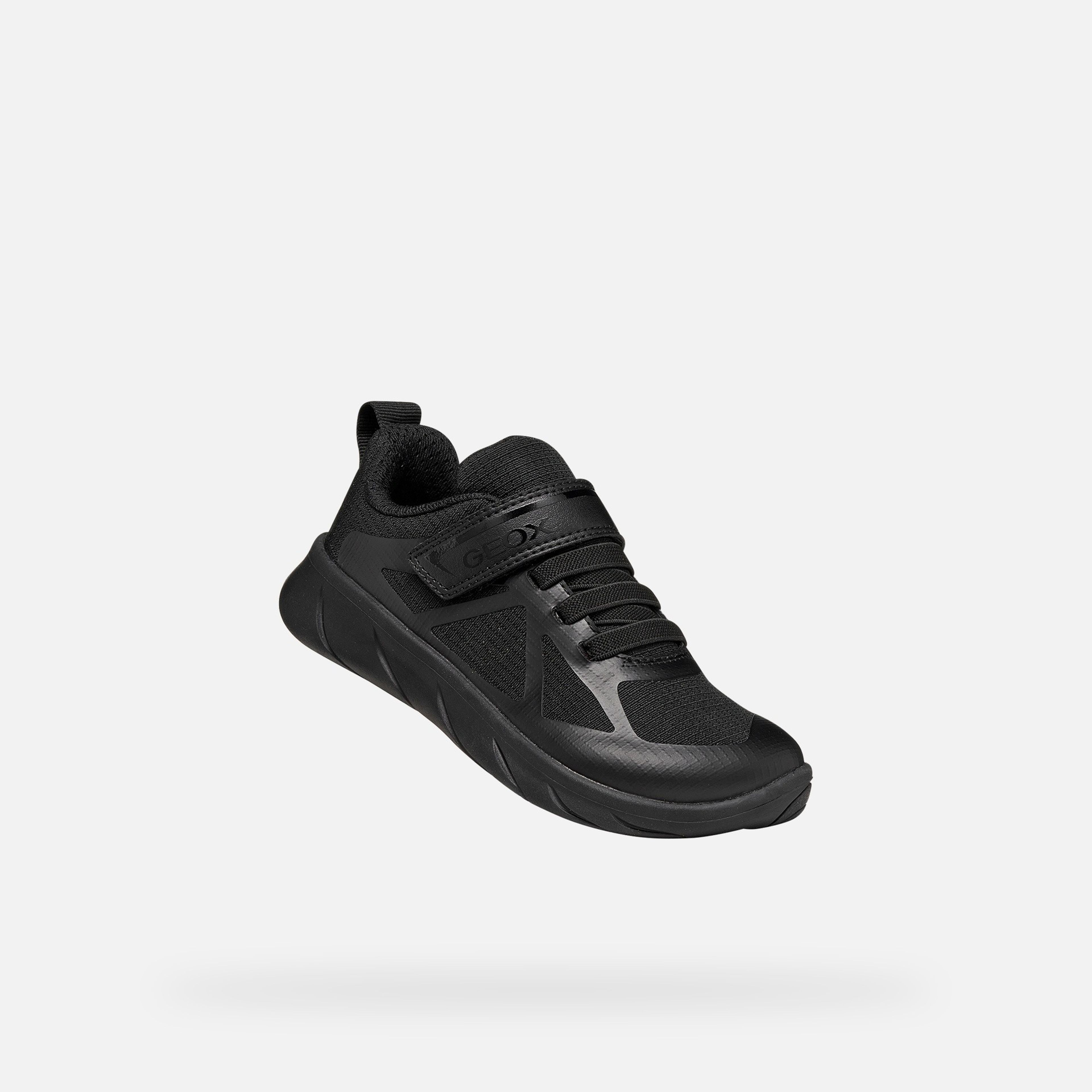 Czarne chłopięce sneakersy barefoot Geox Foot-run - 005