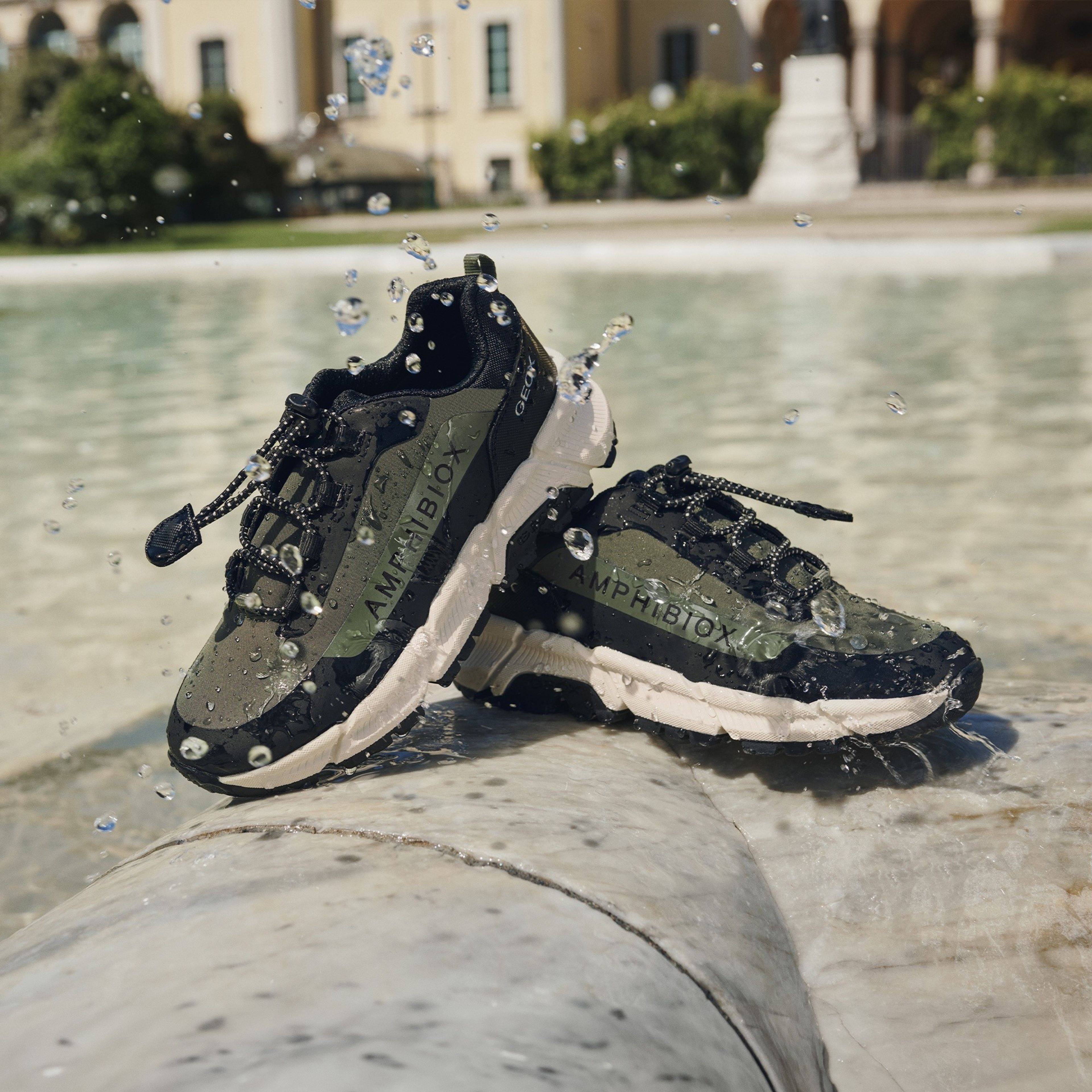 Khaki chlapecká obuv pro první kroky Geox Flexyper Plus - 009