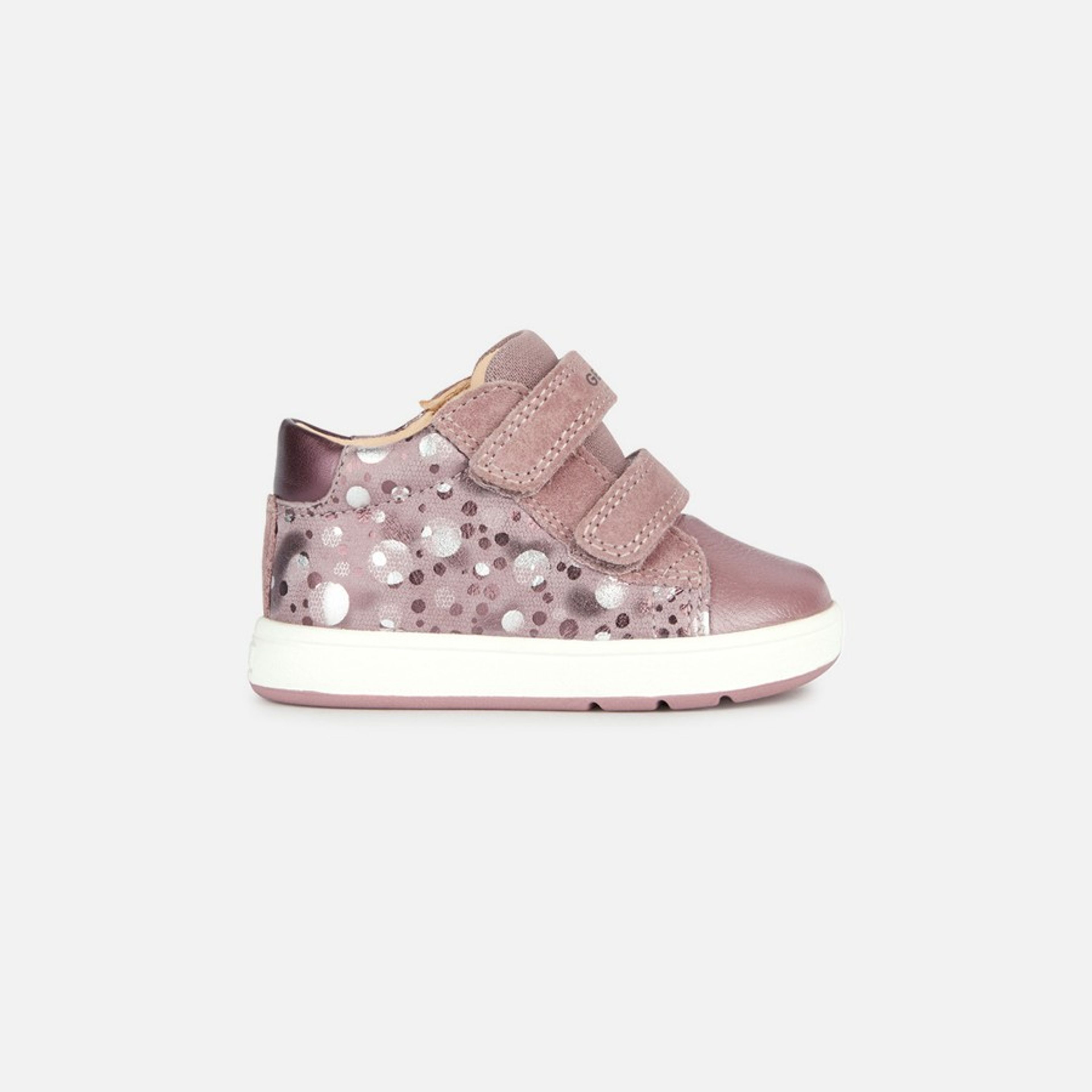 Girls First Steps Geox Biglia Dark Pink
