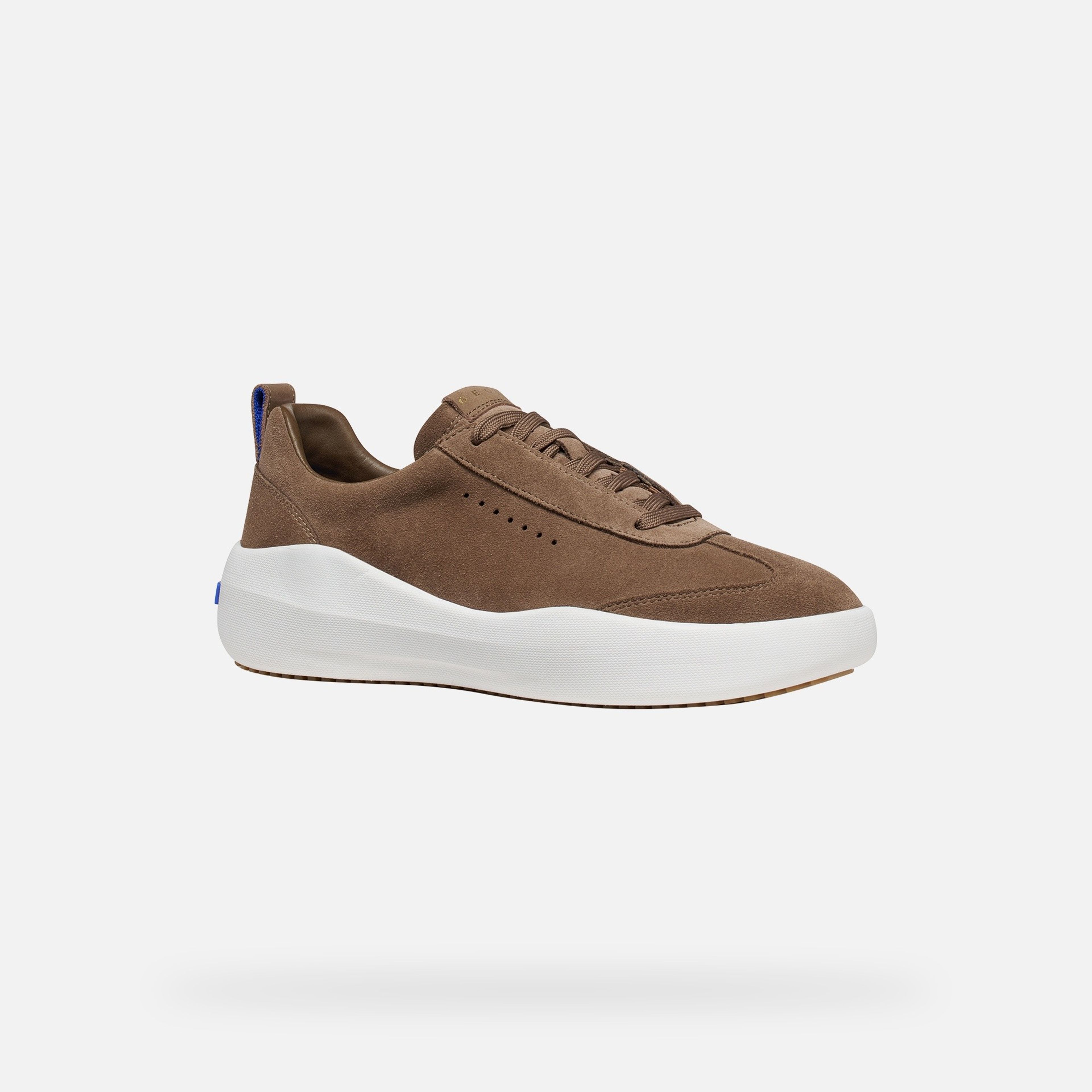 Tmavohnedé dámske tenisky Geox GXCP-02 - 004