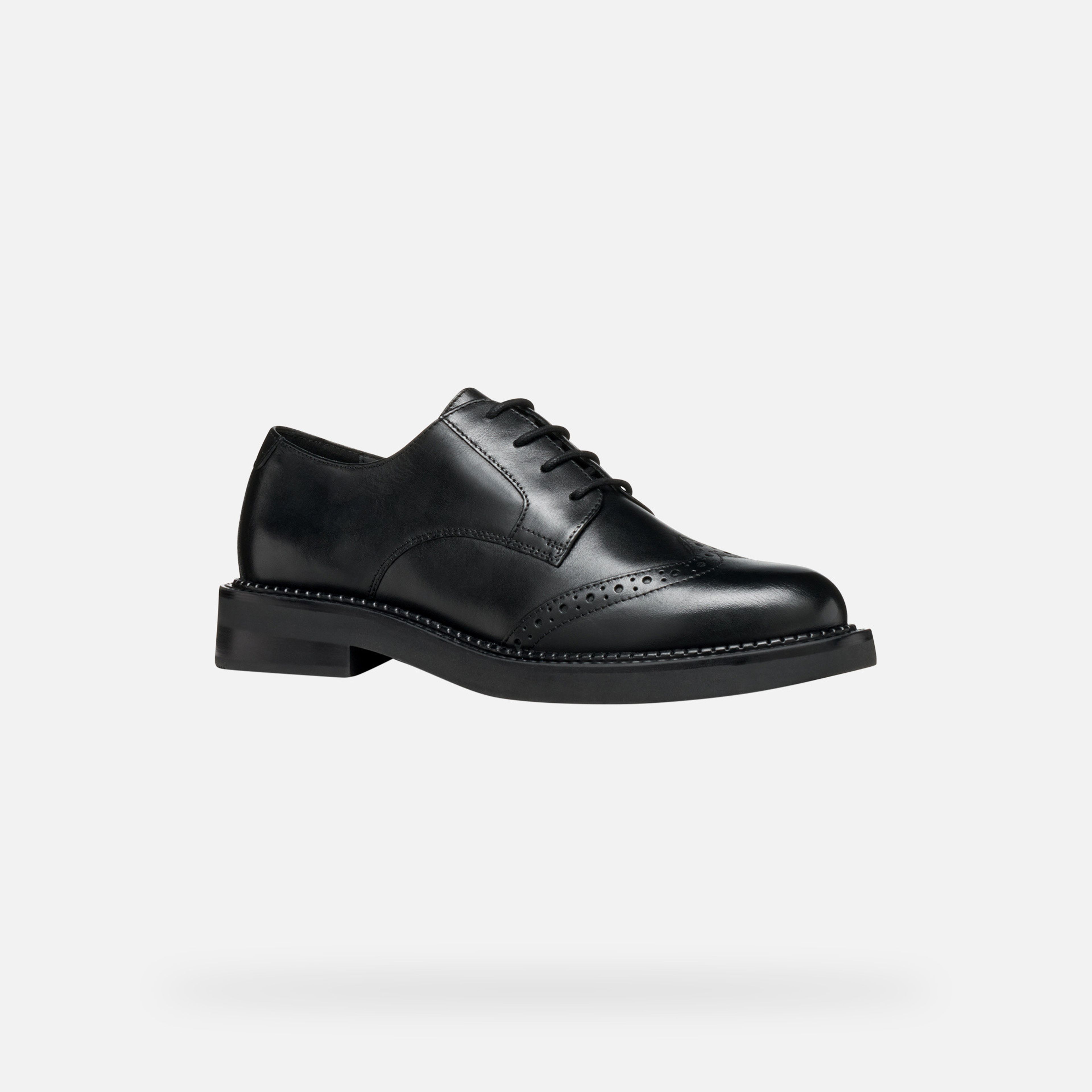 Černé dámské polobotky Geox Serilda - 004