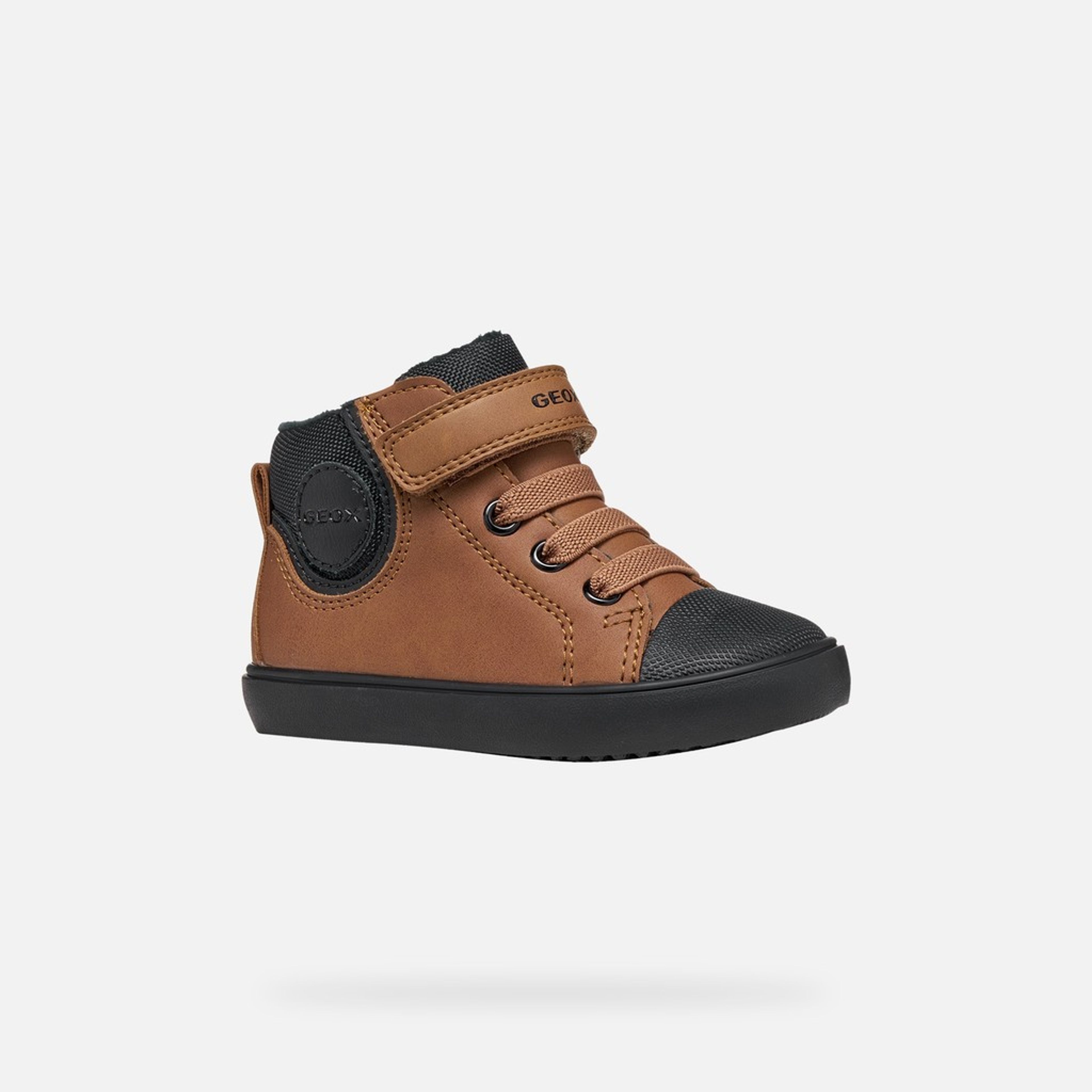 Brązowe trampki dla chłopców Geox Gisli - 003
