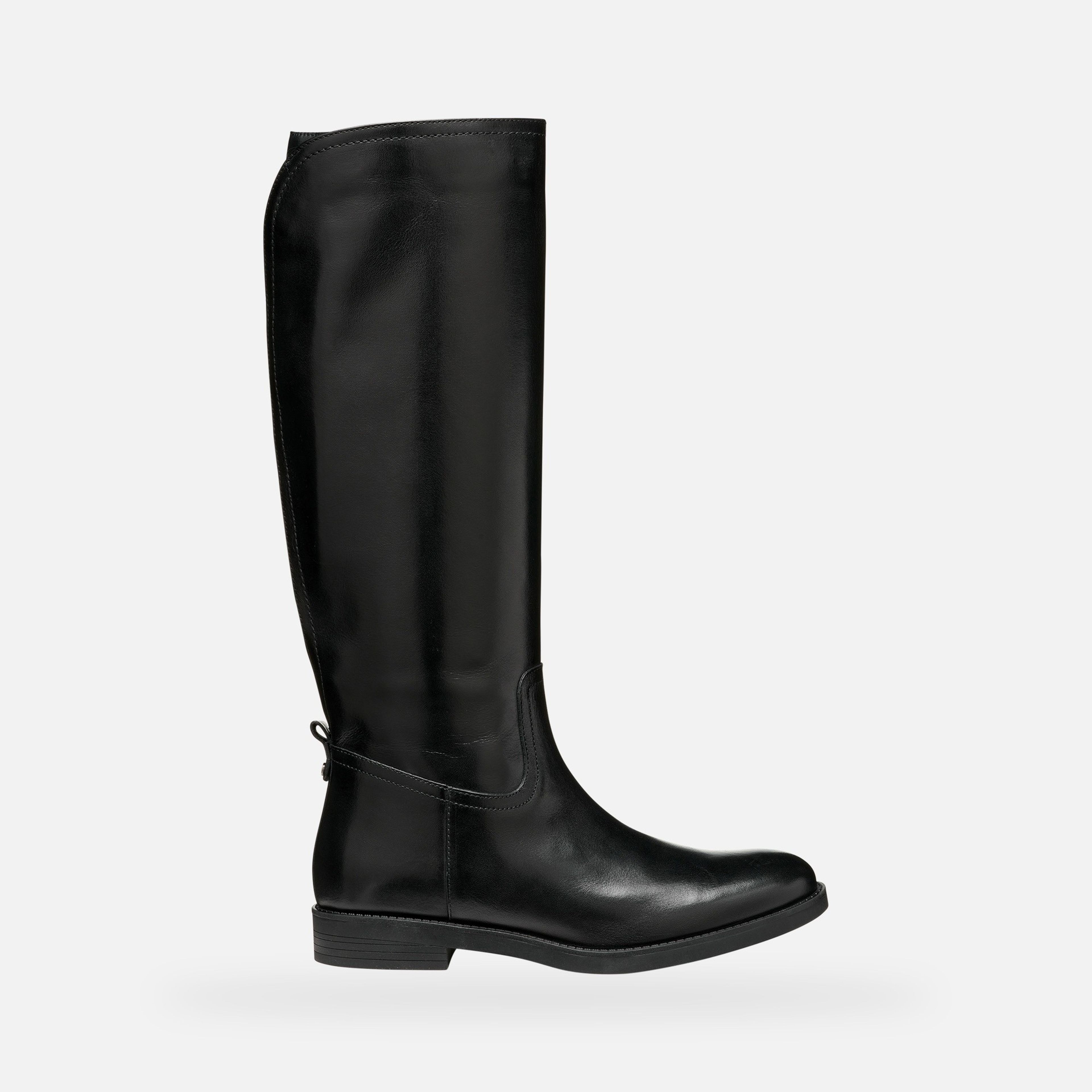 Czarne damskie kozaki Geox Esmeena - 001