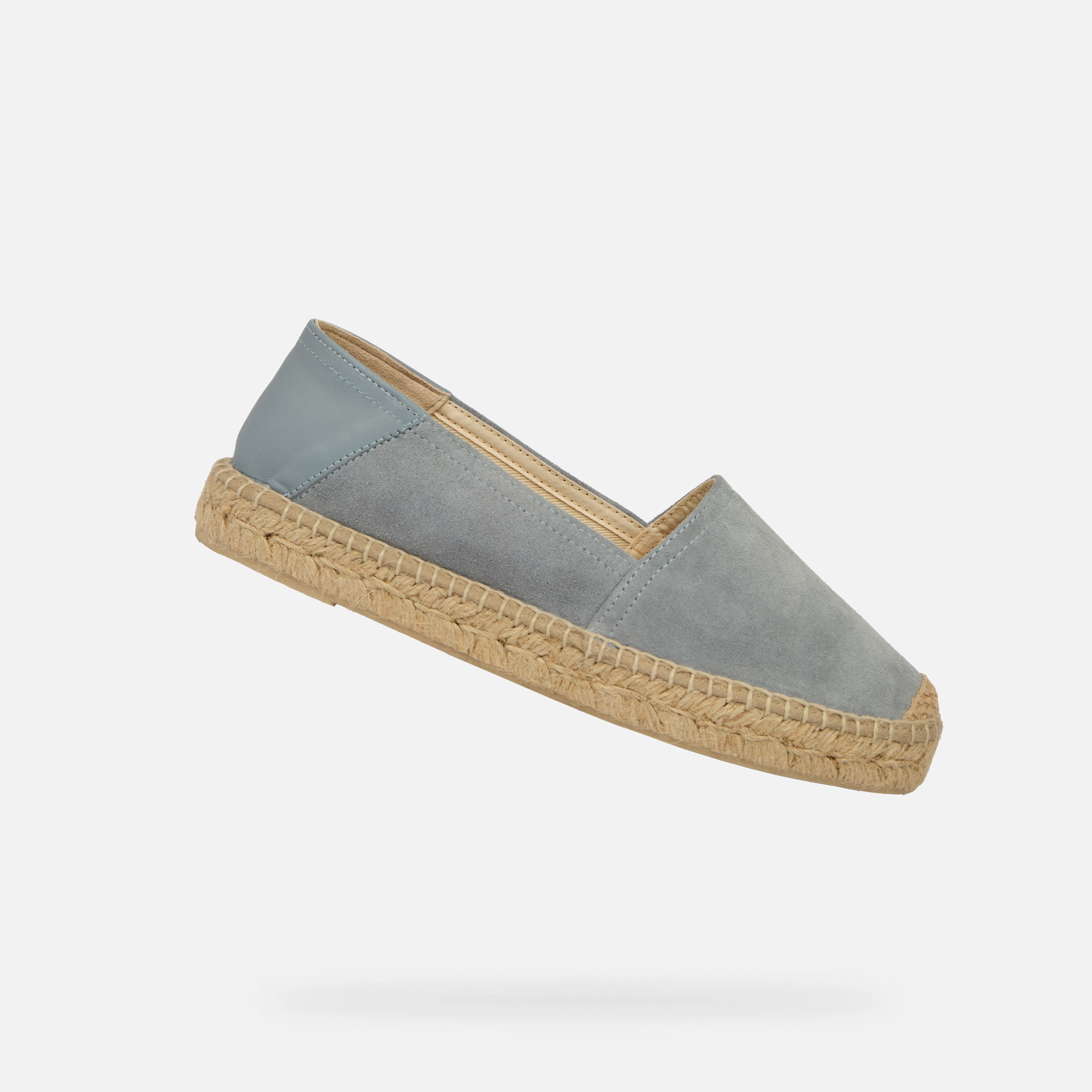 Šedé dámské slip on Geox Lampedusa