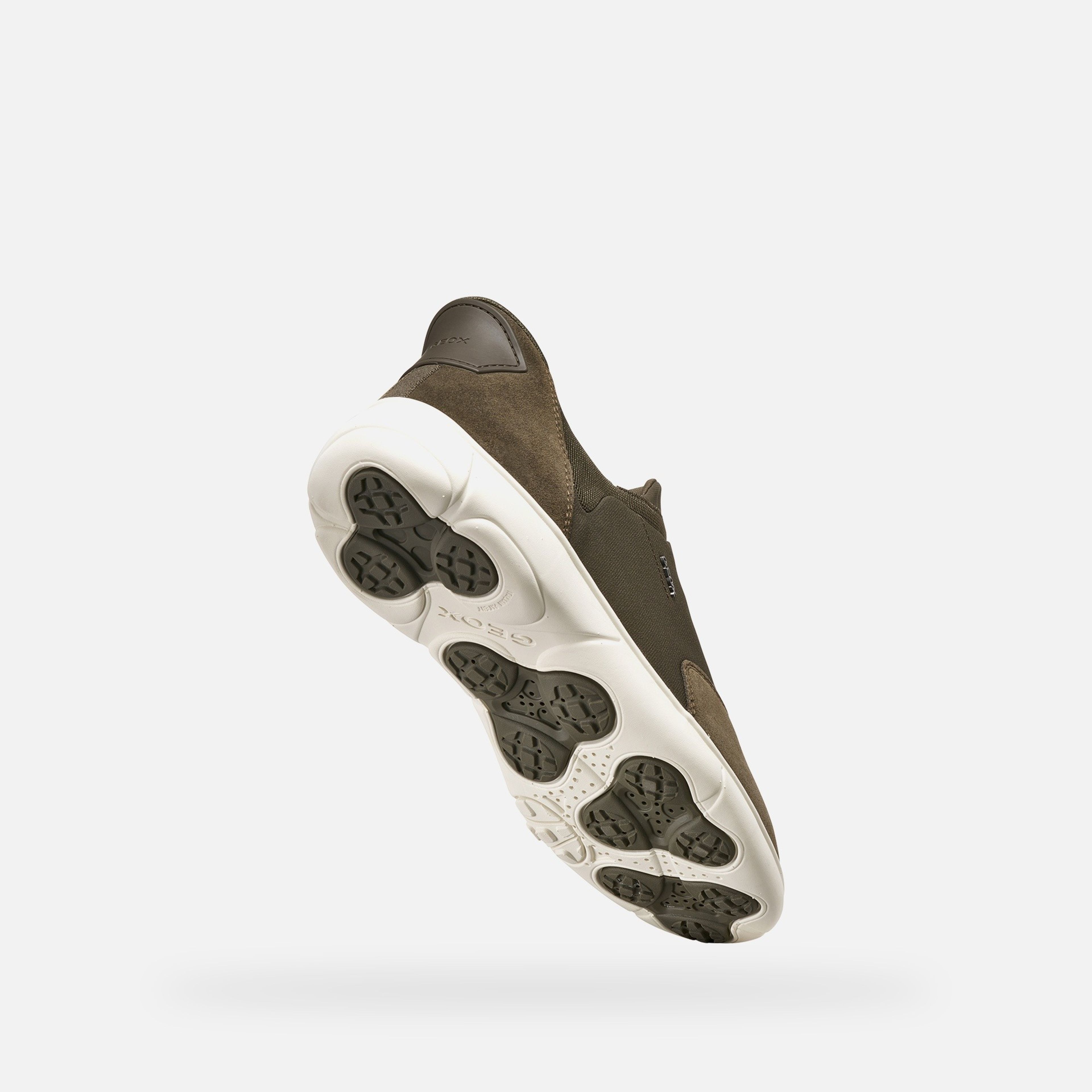 Khaki pánské tenisky Geox Nebula 2.0 Plus Fast in - 009