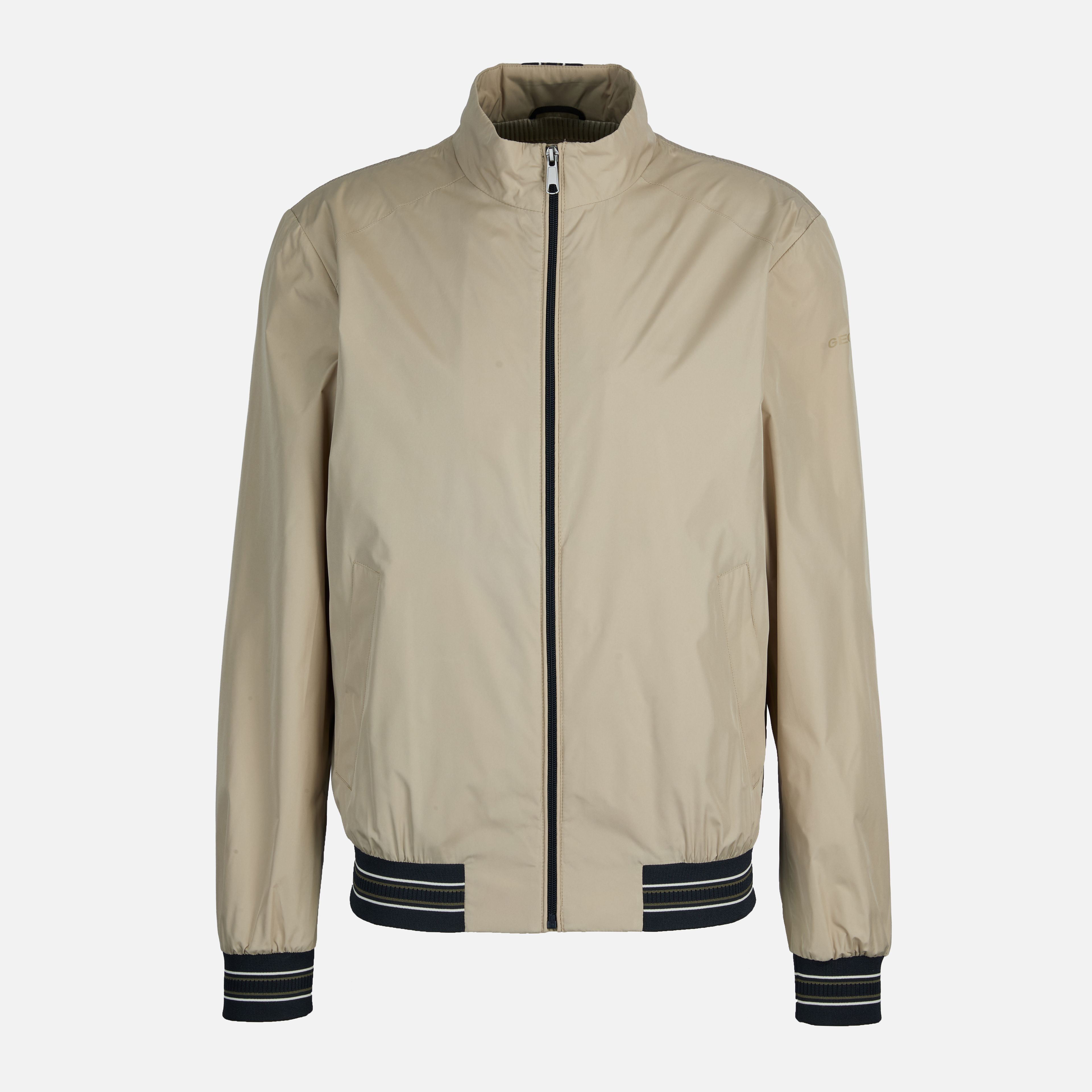 Béžový pánsky bomber Geox Jharrod