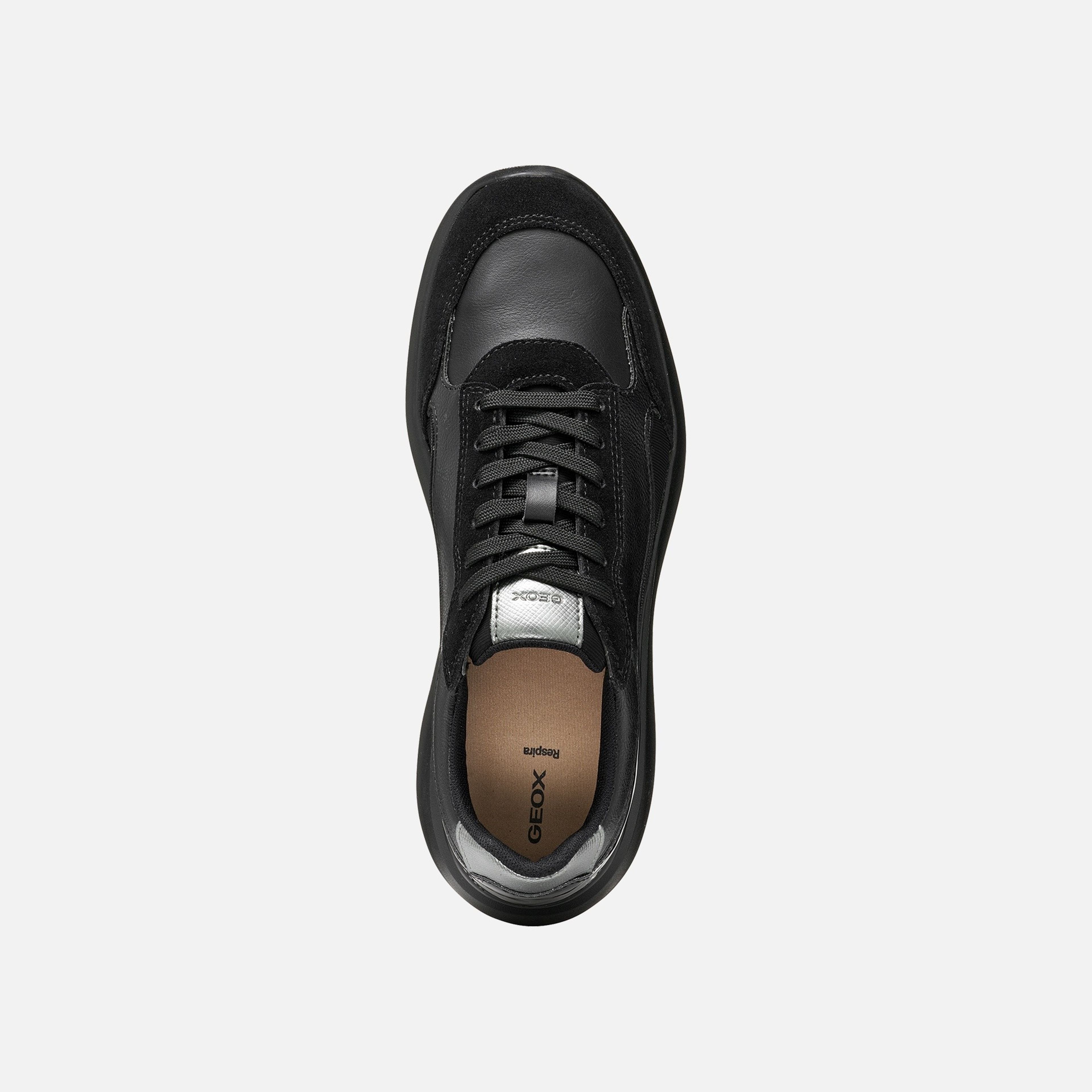 Čierne dámske tenisky Geox Plummery - 006