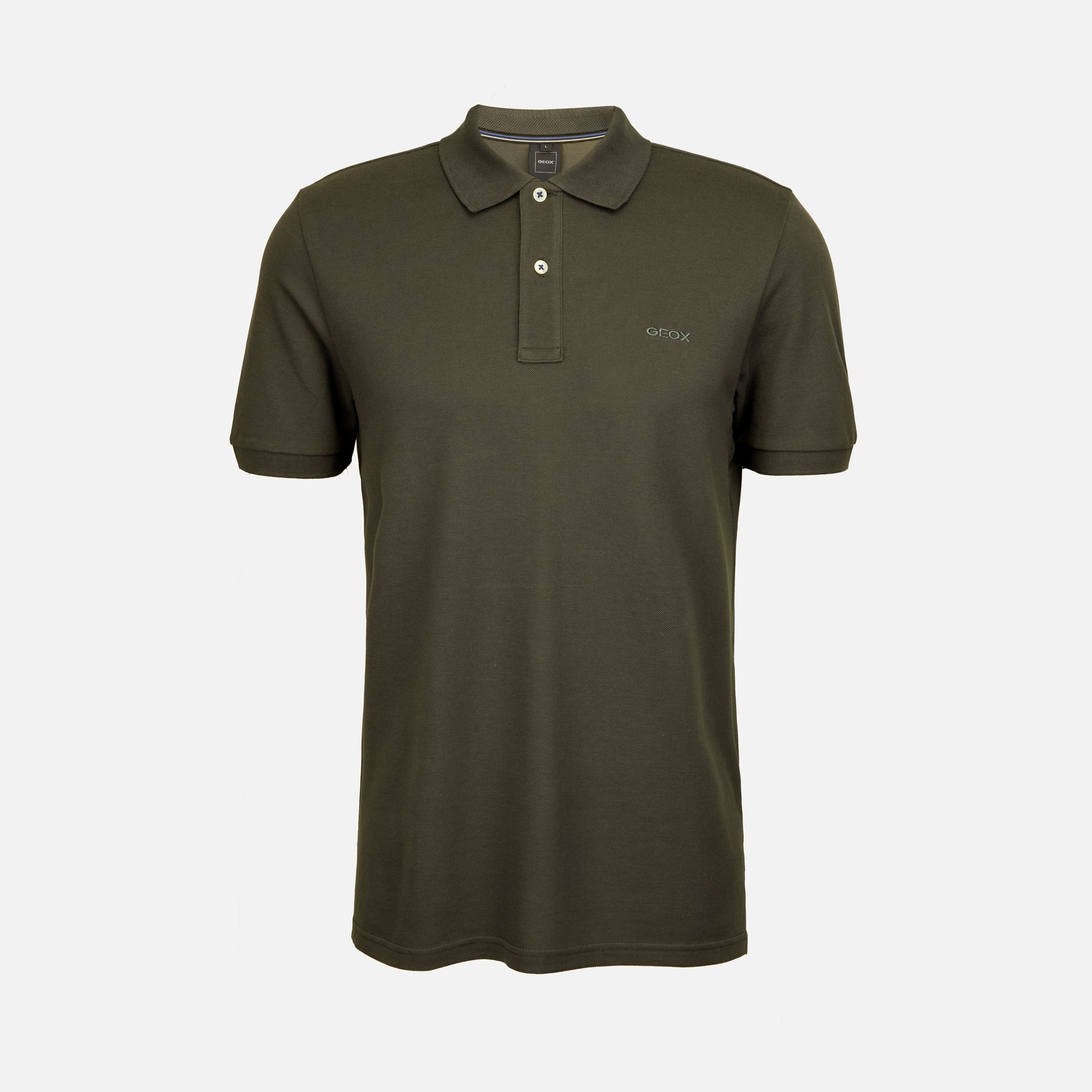 Khaki pánske polo tričko Geox Polo