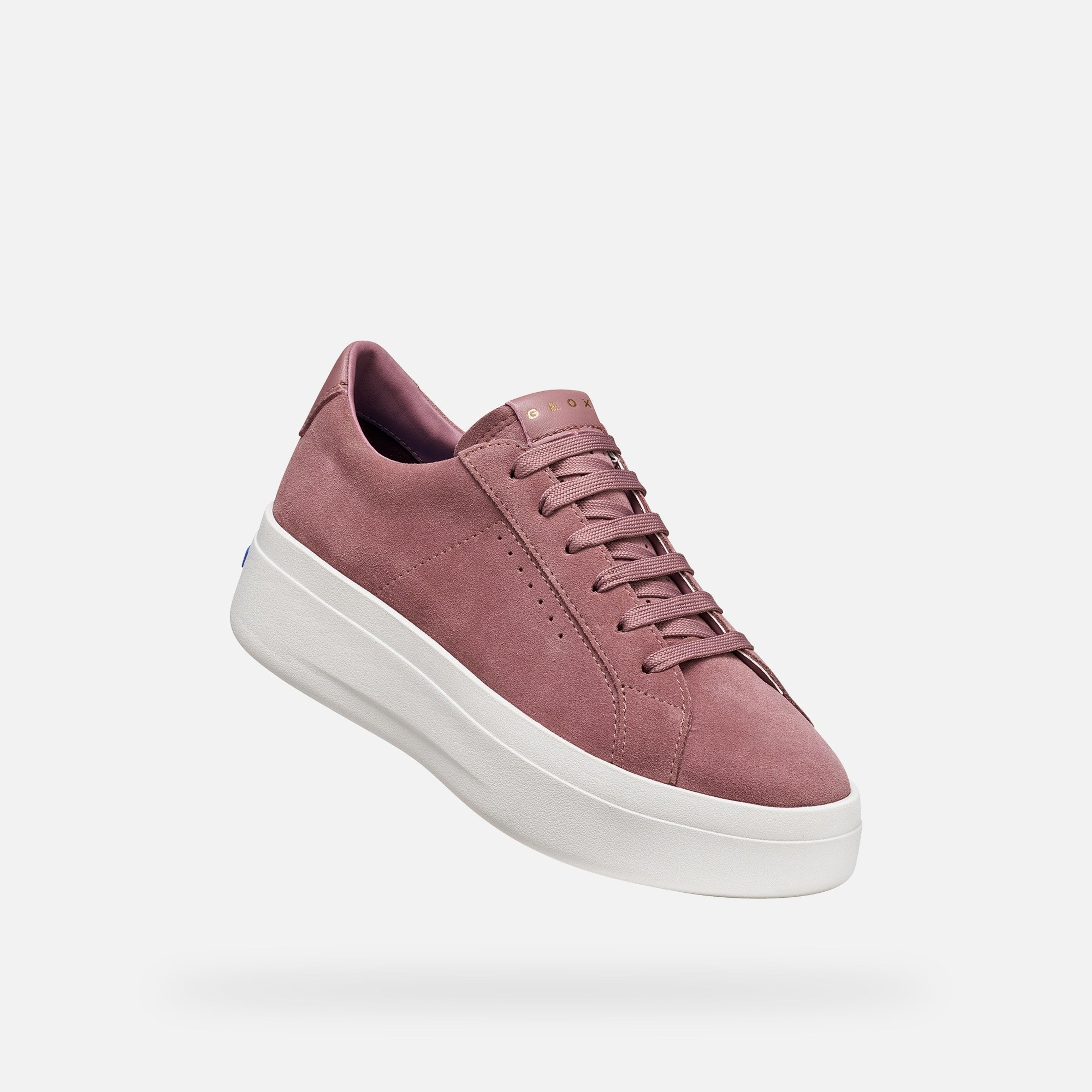 Starorůžové dámské tenisky Geox GXCP-03 - 005
