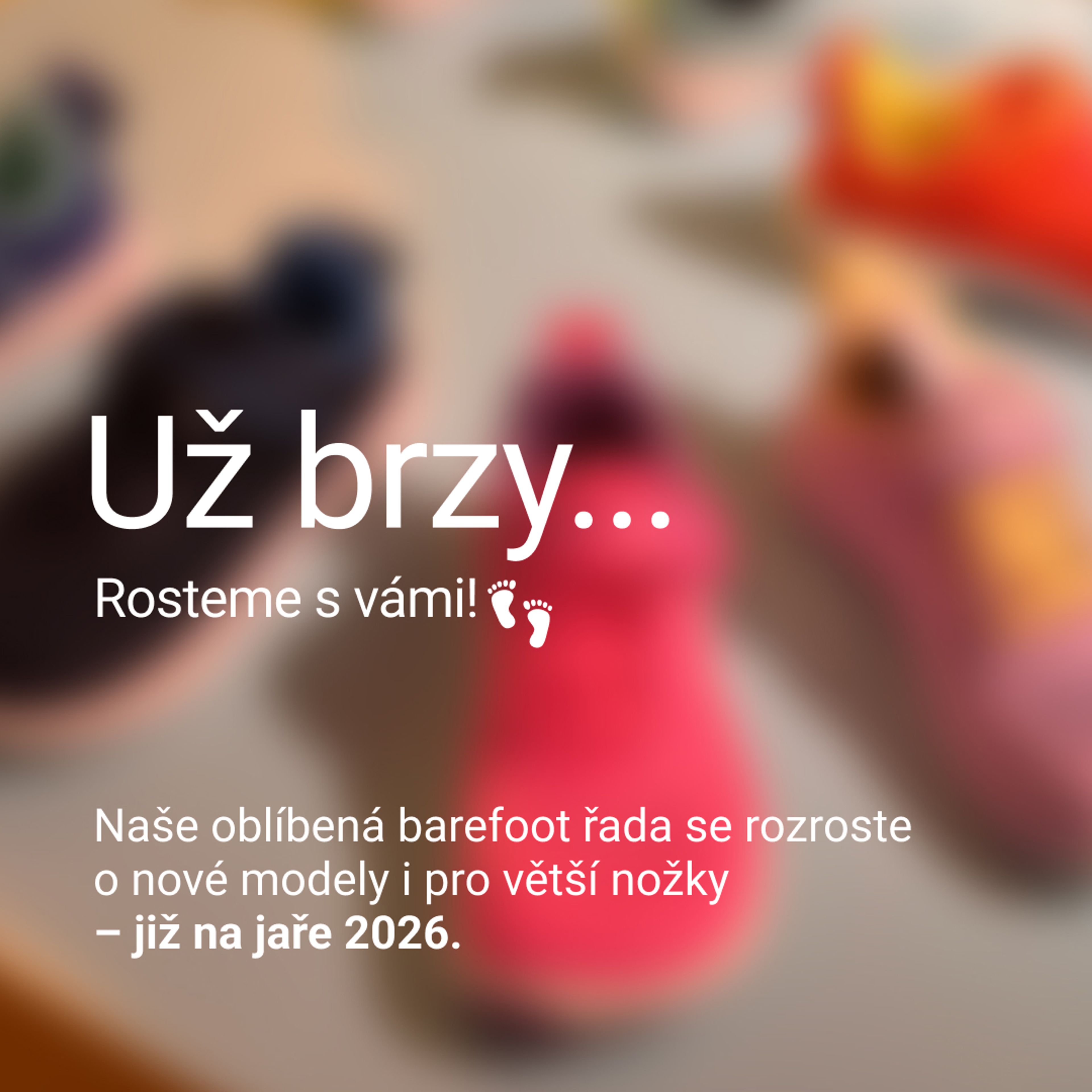 Barefoot Junior – už brzy až do velikosti 35!