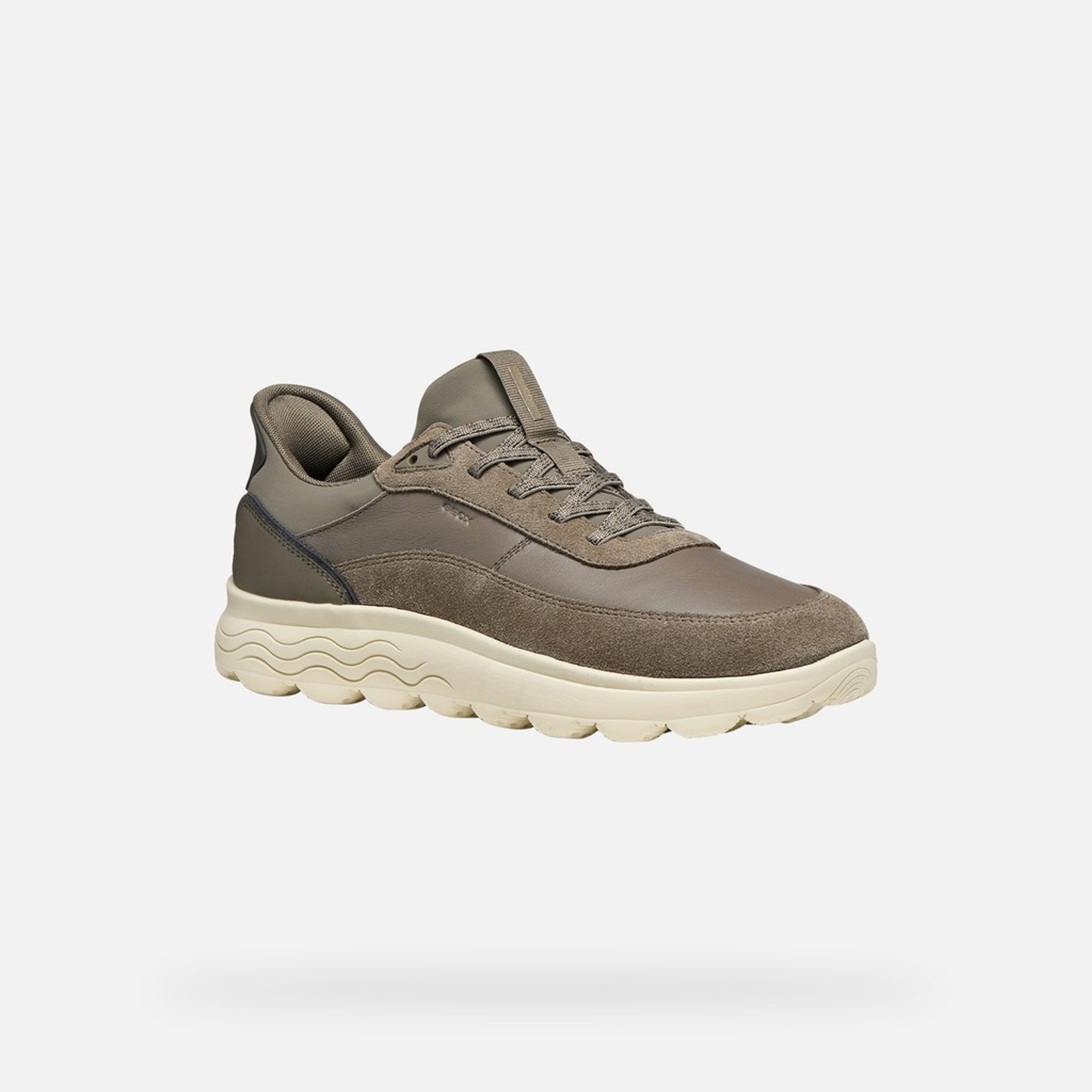 Sneakers gri deschis pentru bărbați Geox Spherica Plus - 003