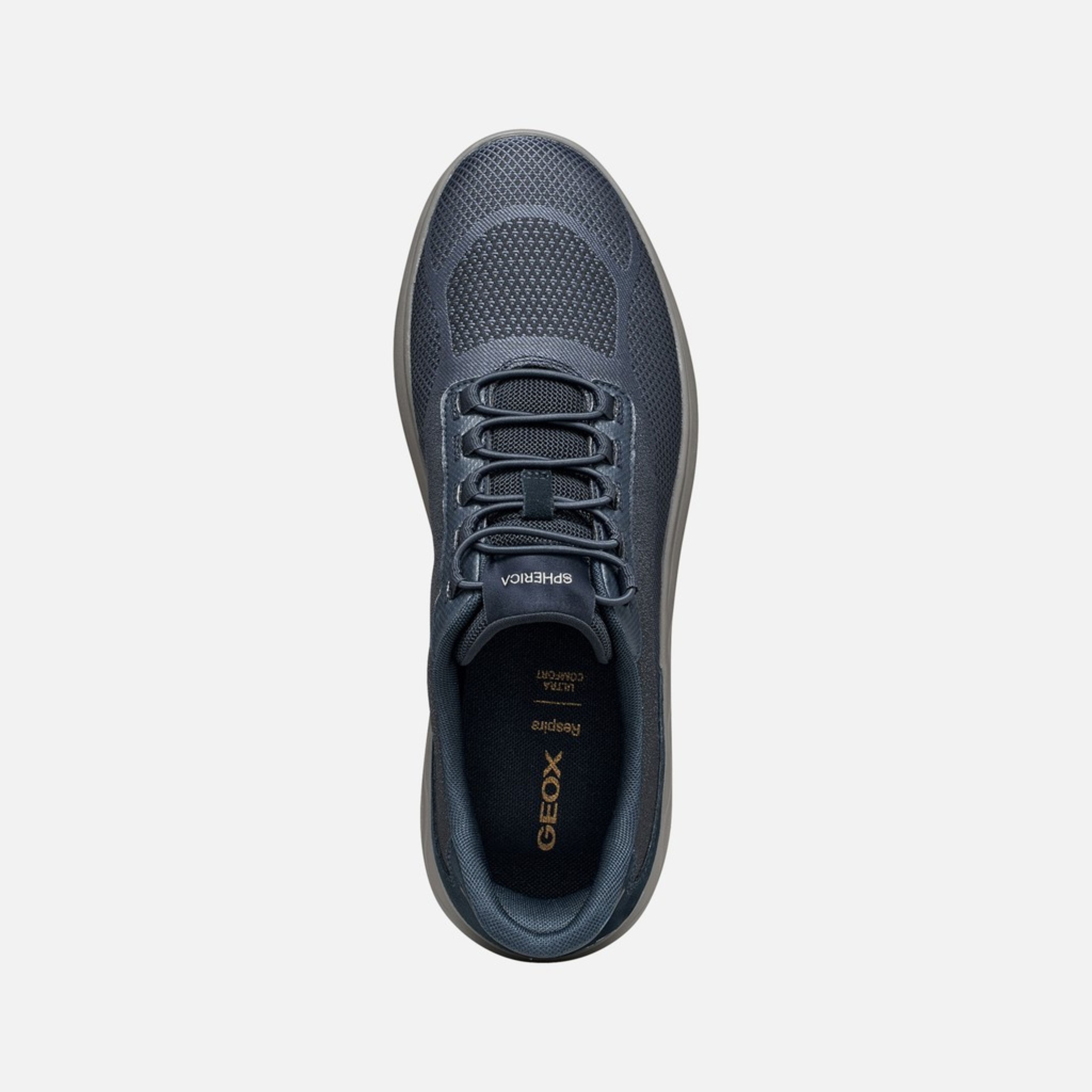 Sneakers albastru închis pentru bărbați Geox Spherica Plus WR - 007