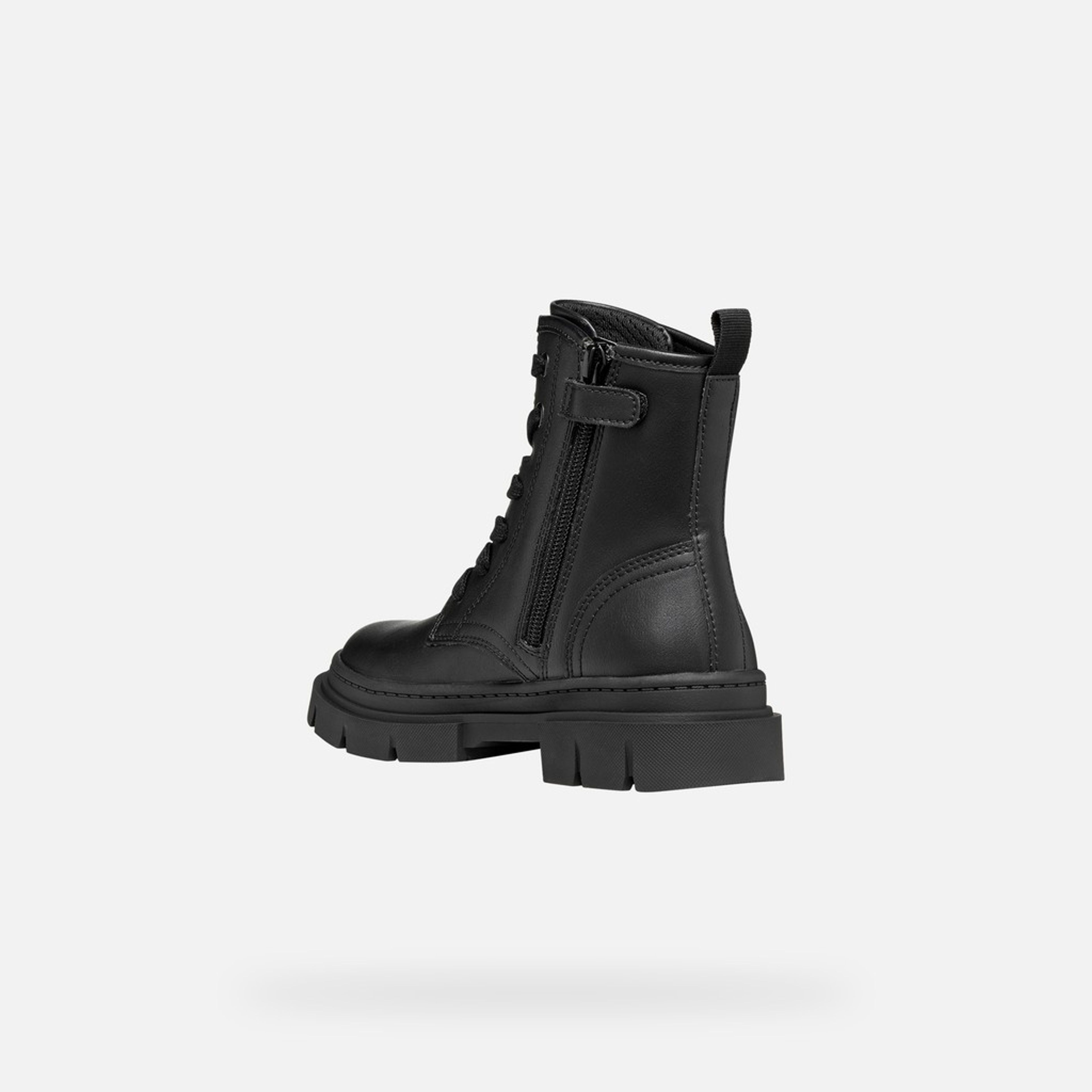 Czarne dziewczęce buty za kostkę Geox Karsyn - 005